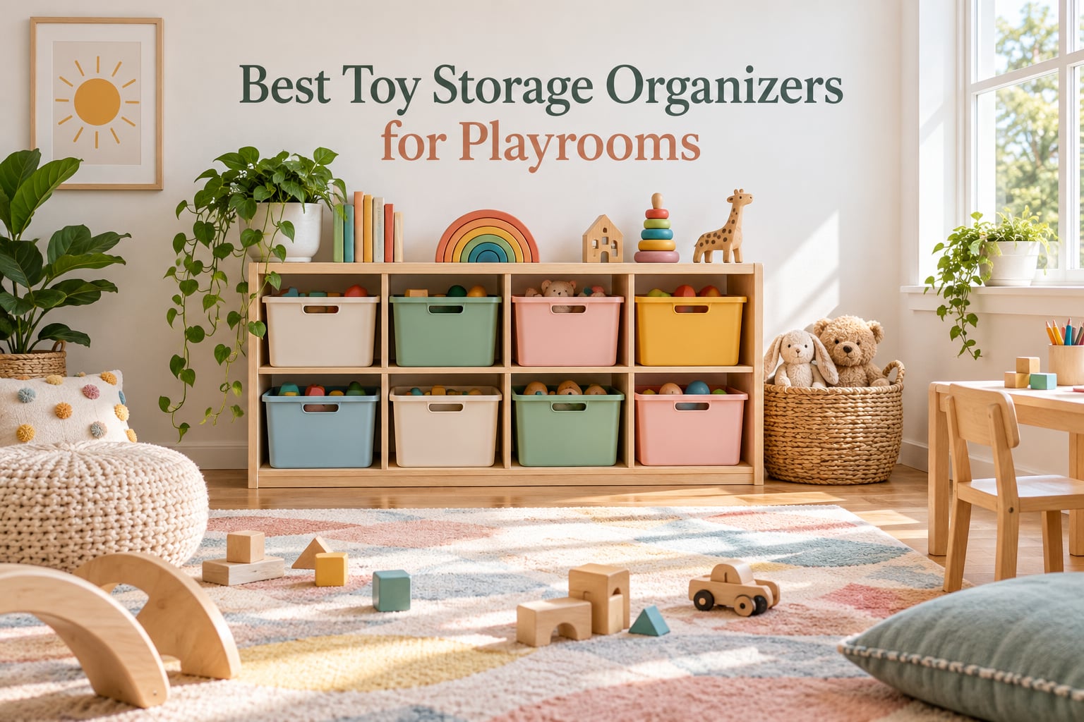 Best Toy Storage Organizers for Playrooms