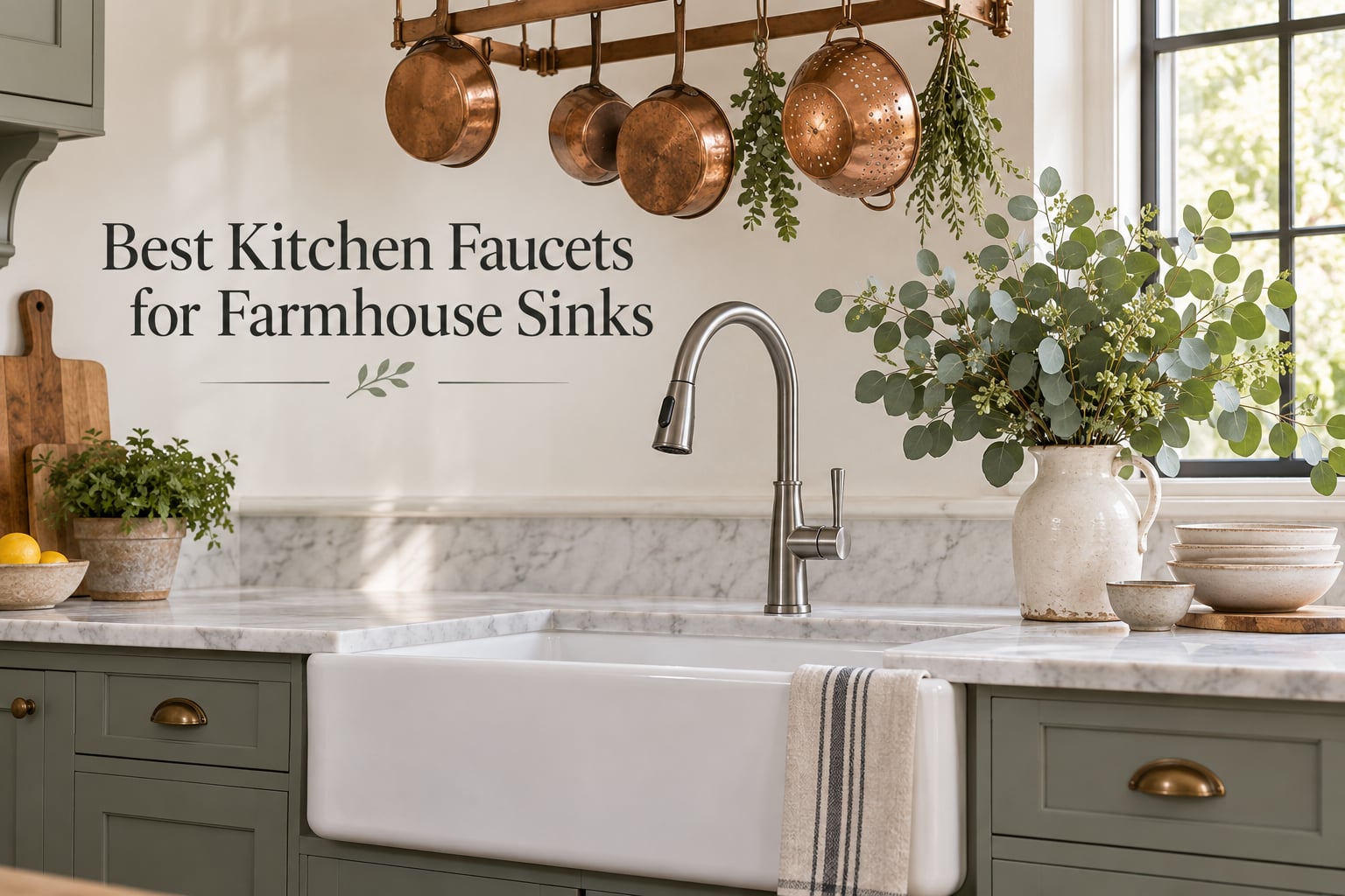 Best Kitchen Faucets for Farmhouse Sinks