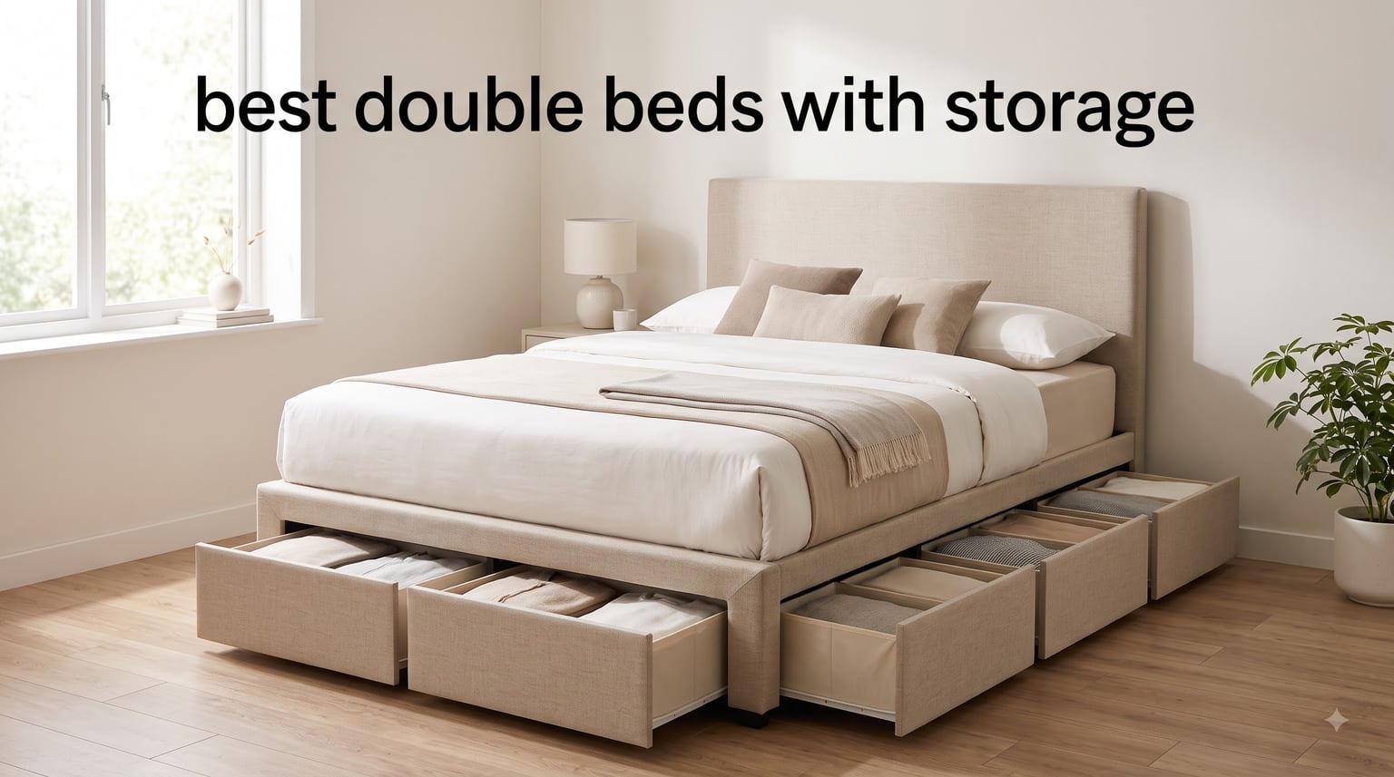 best double beds with storage