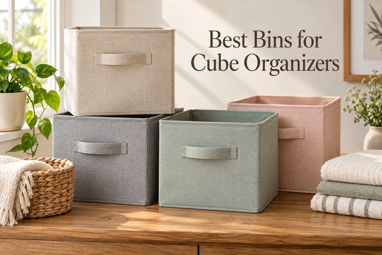 Best Bins for Cube Organizers