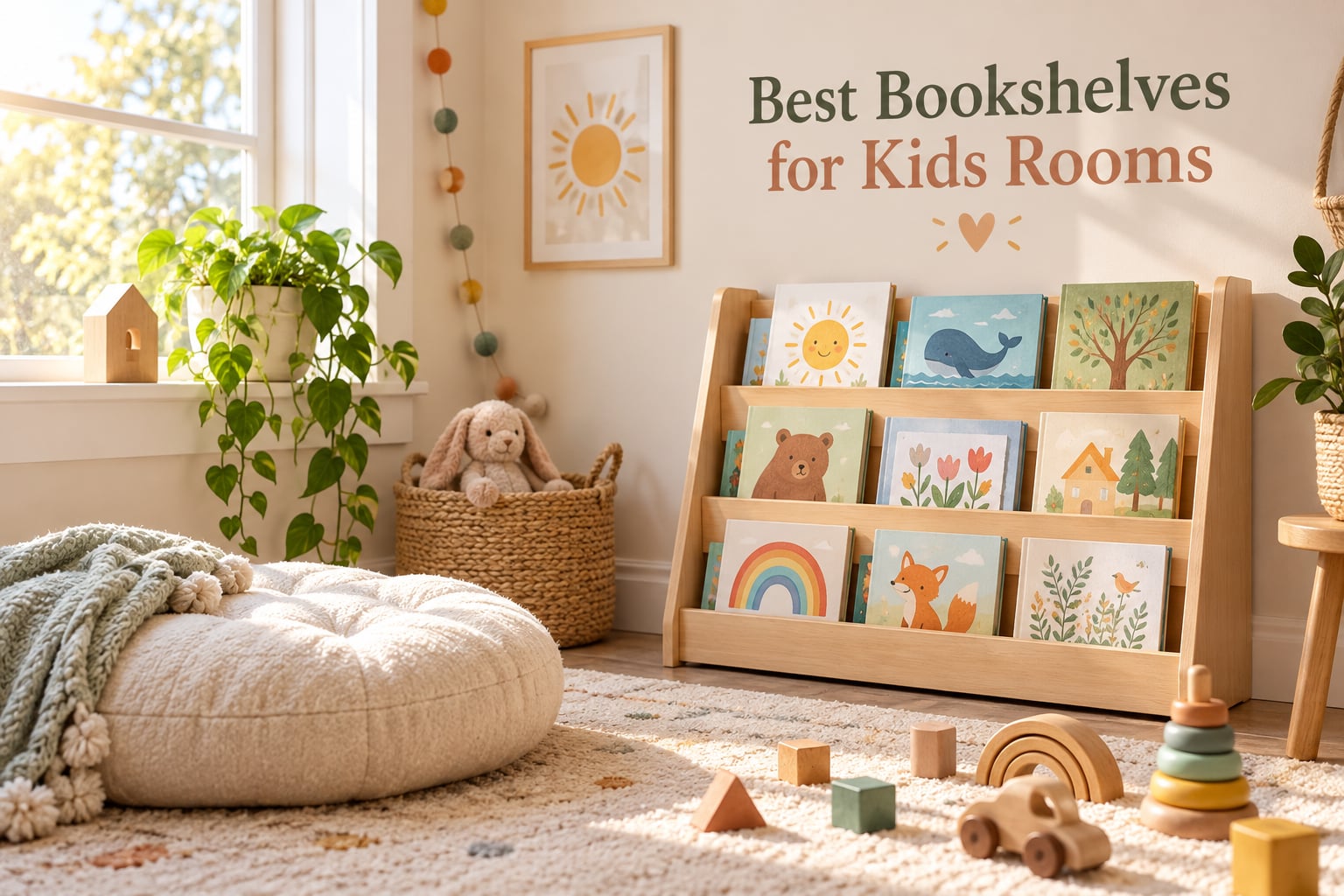 Best Bookshelves for Kids Rooms