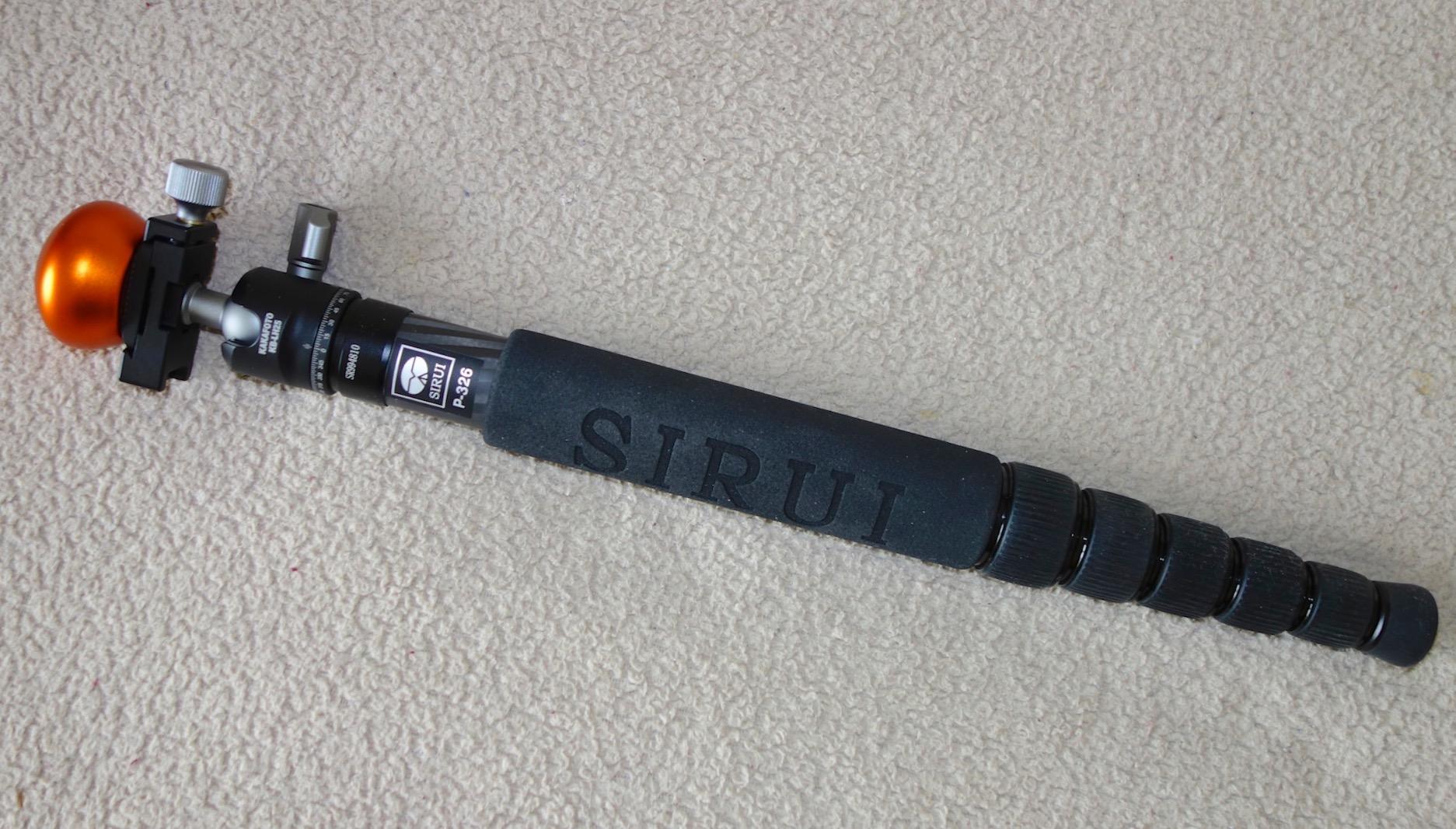 SIRUI Camera Monopod P-326 6 Section Carbon Fiber Compact Lightweight Travel Monopod customer photo 2