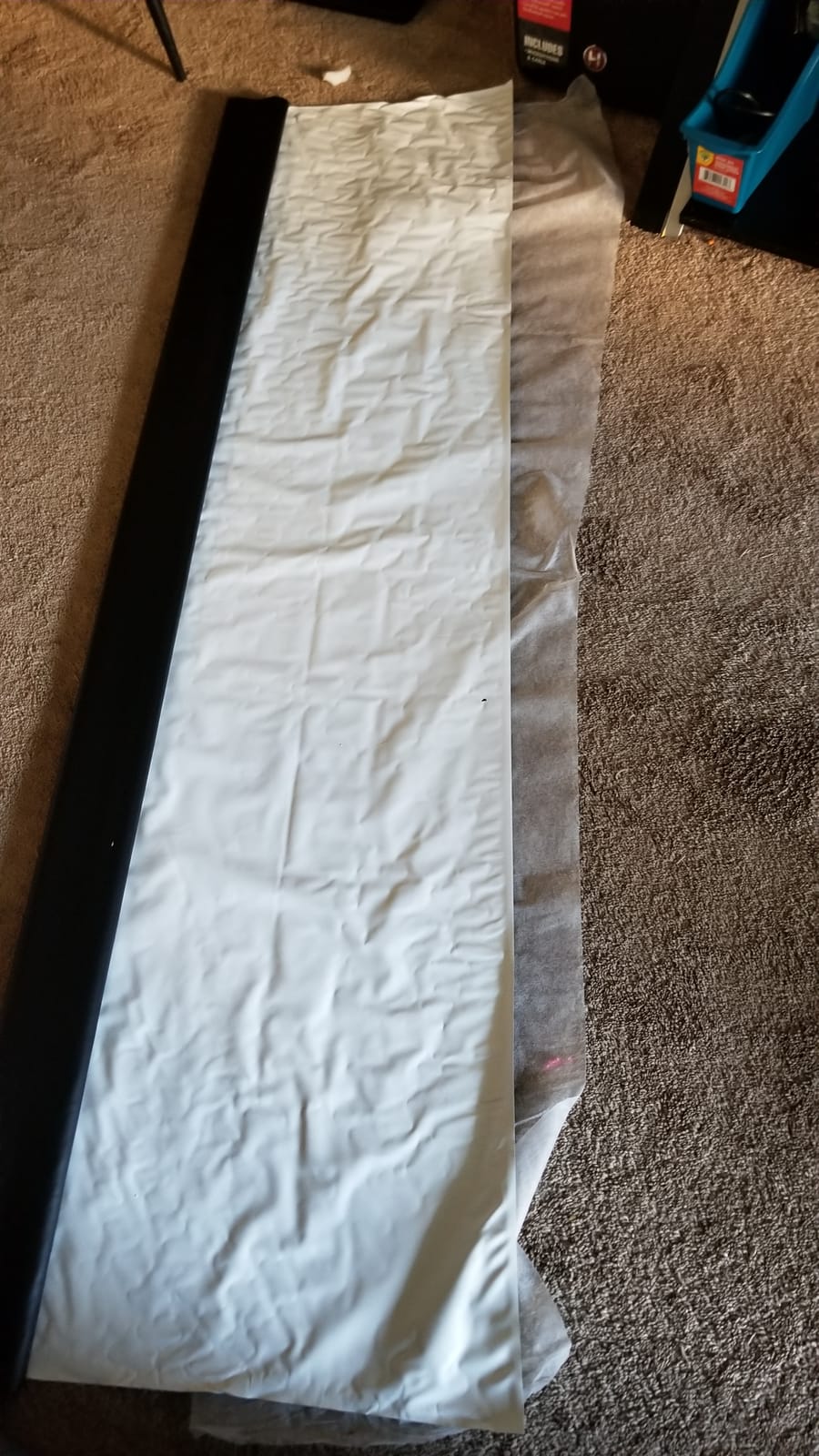 Elite Screens Designer Cut, 10'x13' ImpactWhite DIY Raw Projector Screen Material for Golf/Multi-Sport Simulation, Folded Packing RM-10X13-IPW1145 customer photo 1