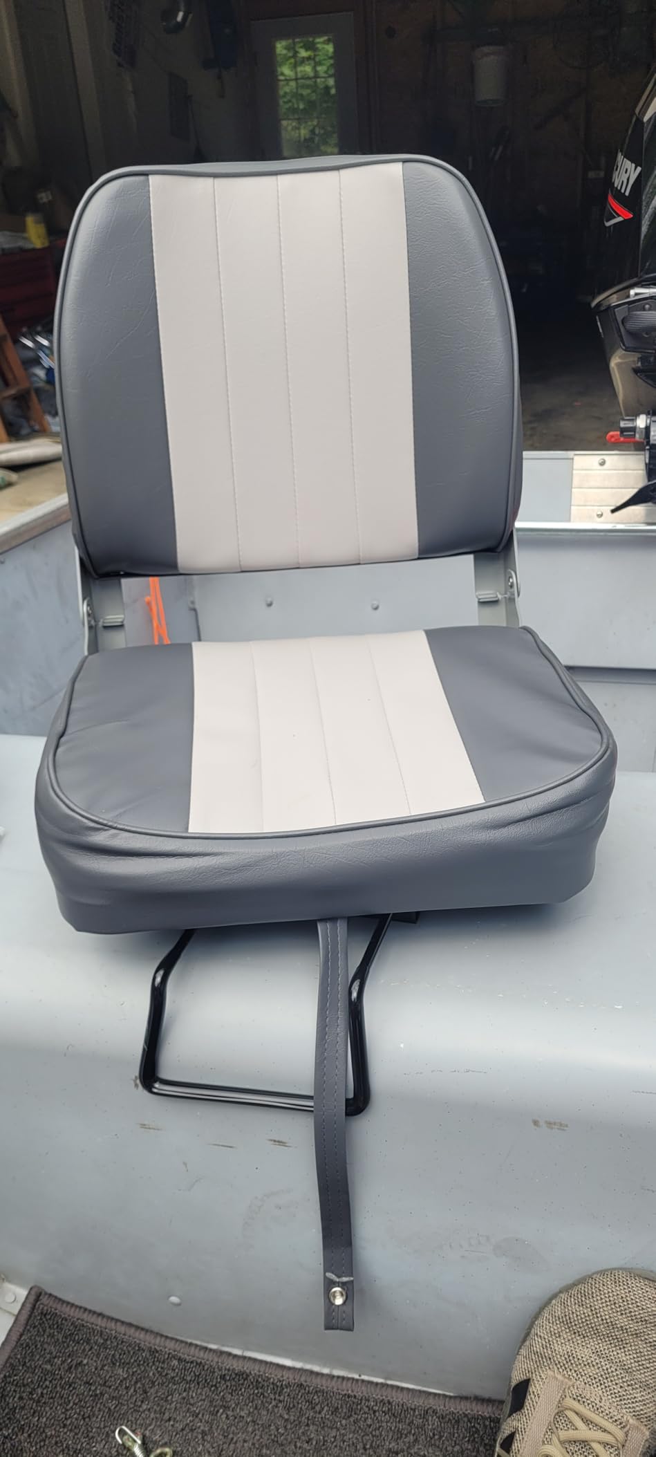 Leader Accessories Classic Low Back Folding Fishing Boat Seat Boat Chairs customer photo 1
