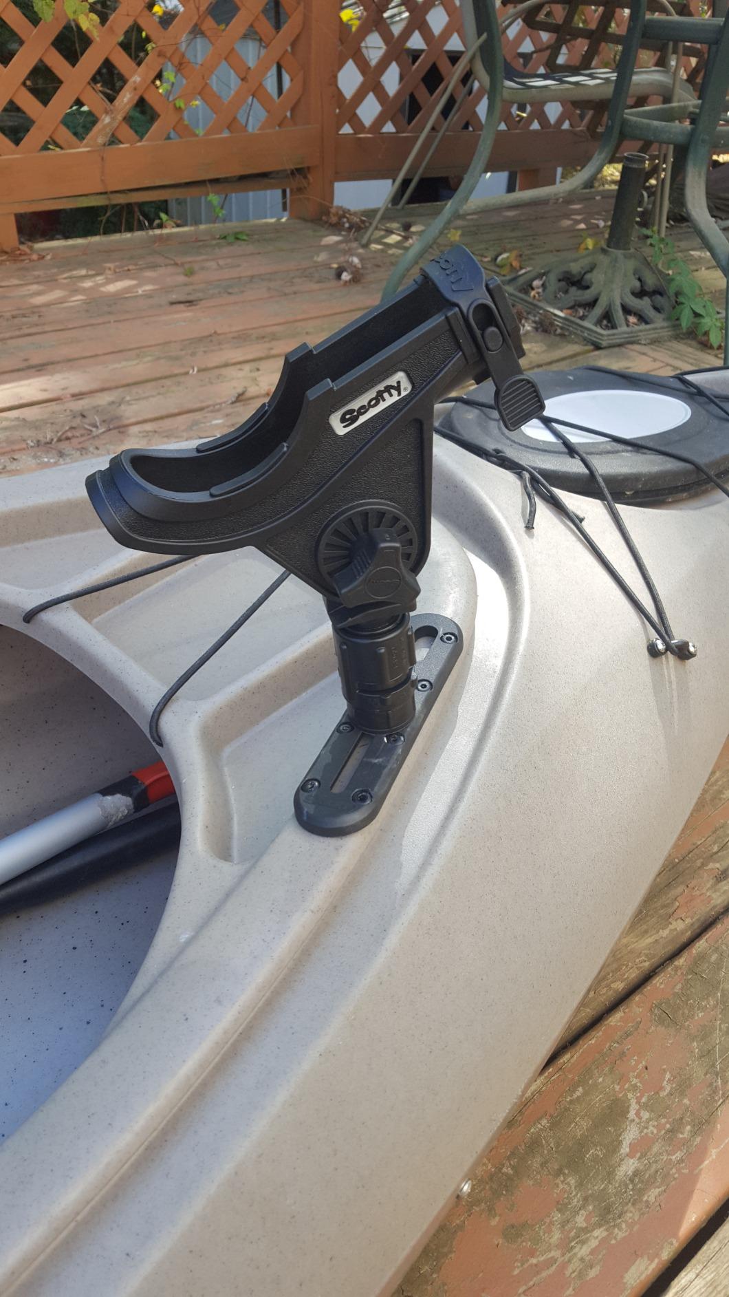 Scotty 0282-BK Baitcaster Rod Holder with Gearhead & Track customer photo 2