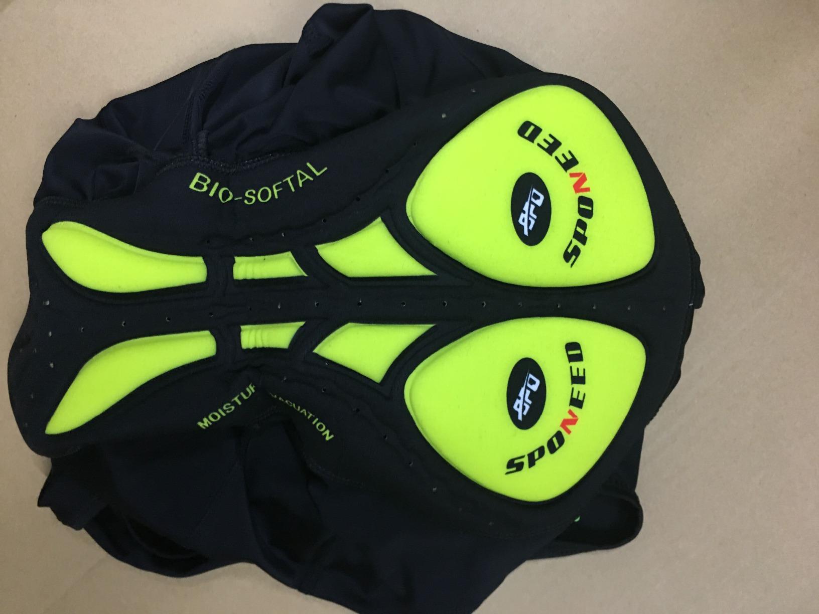 sponeed Cycling Bib Shorts Men Biker Bibs for Men Padded Breathable Racing Shorts UPF 50+ customer photo 1
