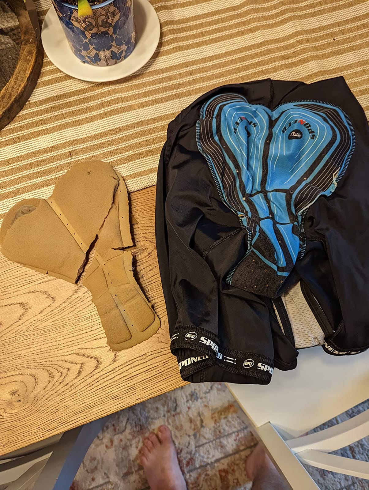sponeed Cycling Bib Shorts Men Biker Bibs for Men Padded Breathable Racing Shorts UPF 50+ customer photo 2