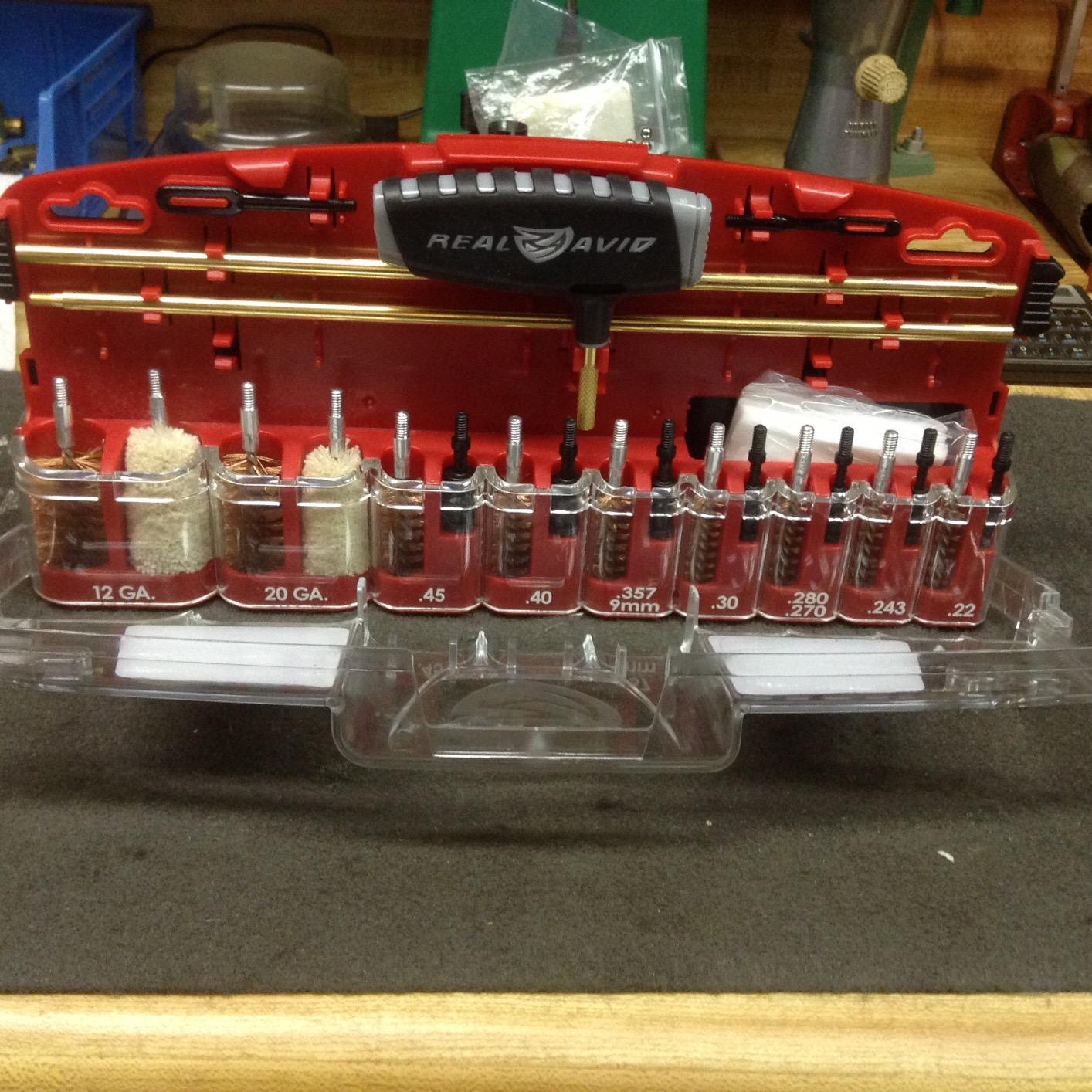 Real Avid Gun Boss Pro Universal – 12 Ga., 20 Ga., .45, .40, .357, .38, 9MM, .30, .280, .270, 7MM, .243, .22 ca. universal gun cleaning kit customer photo 2
