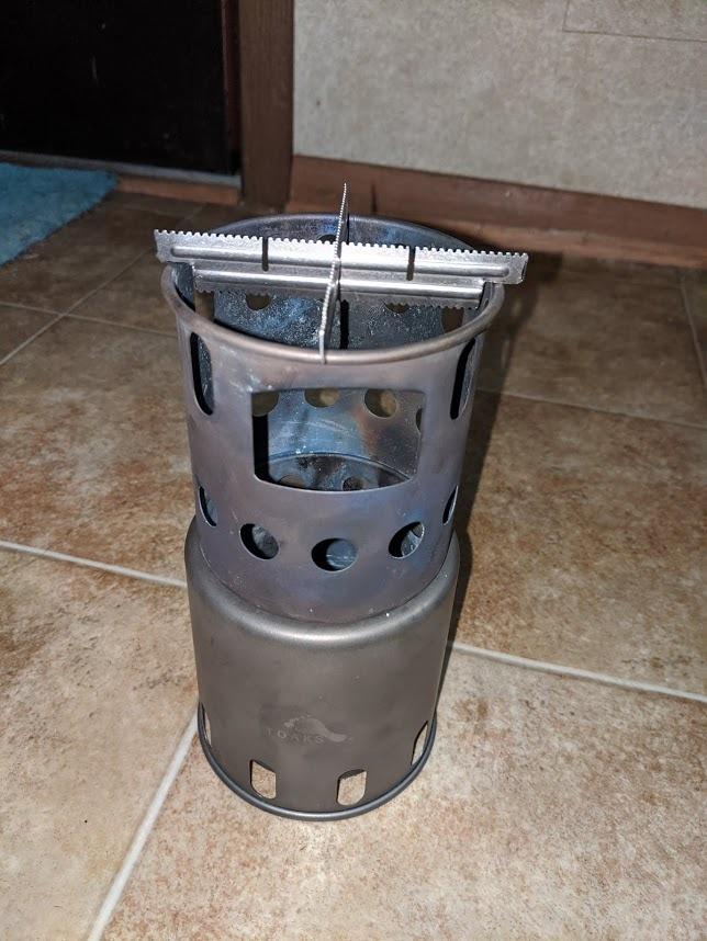 TOAKS Titanium Small Collapsible Wood Burning Stove – Ultralight, Compact & Durable for Backpacking, Camping, and Survival customer photo 2