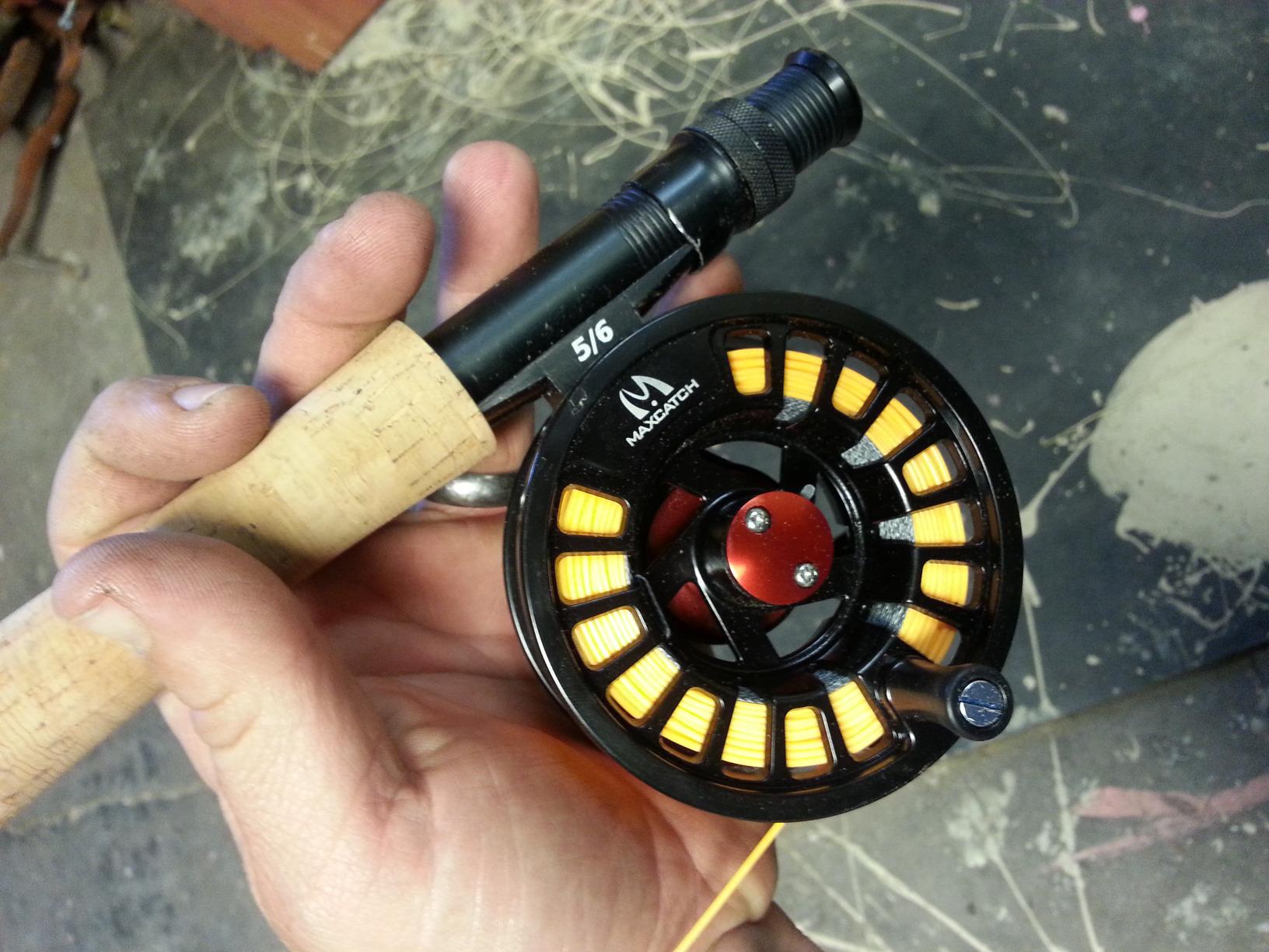 Maxcatch Tino Fly Fishing Reel, Large Arbor All Aluminum with CNC Cutting Trout Fly Reels, 3/4 5/6 7/8wt customer photo 1