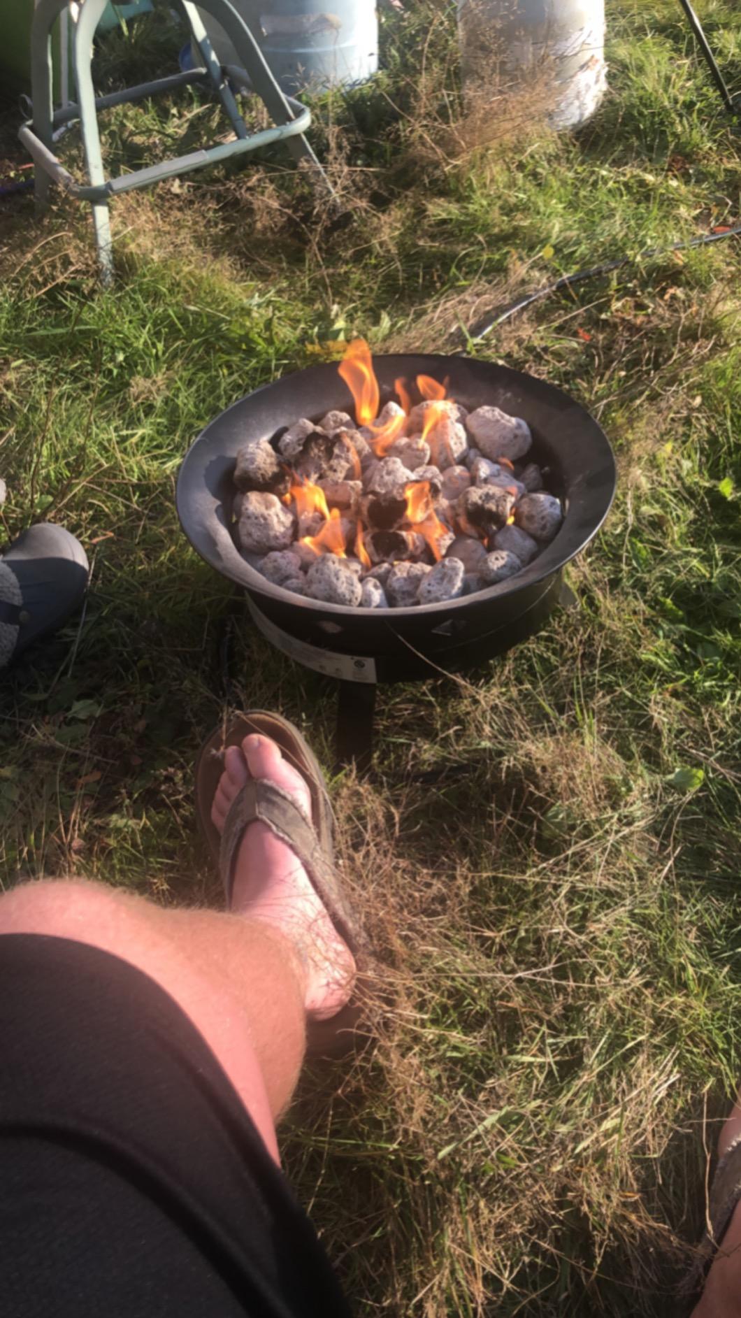 Giantex Portable Propane Fire Pit, 19