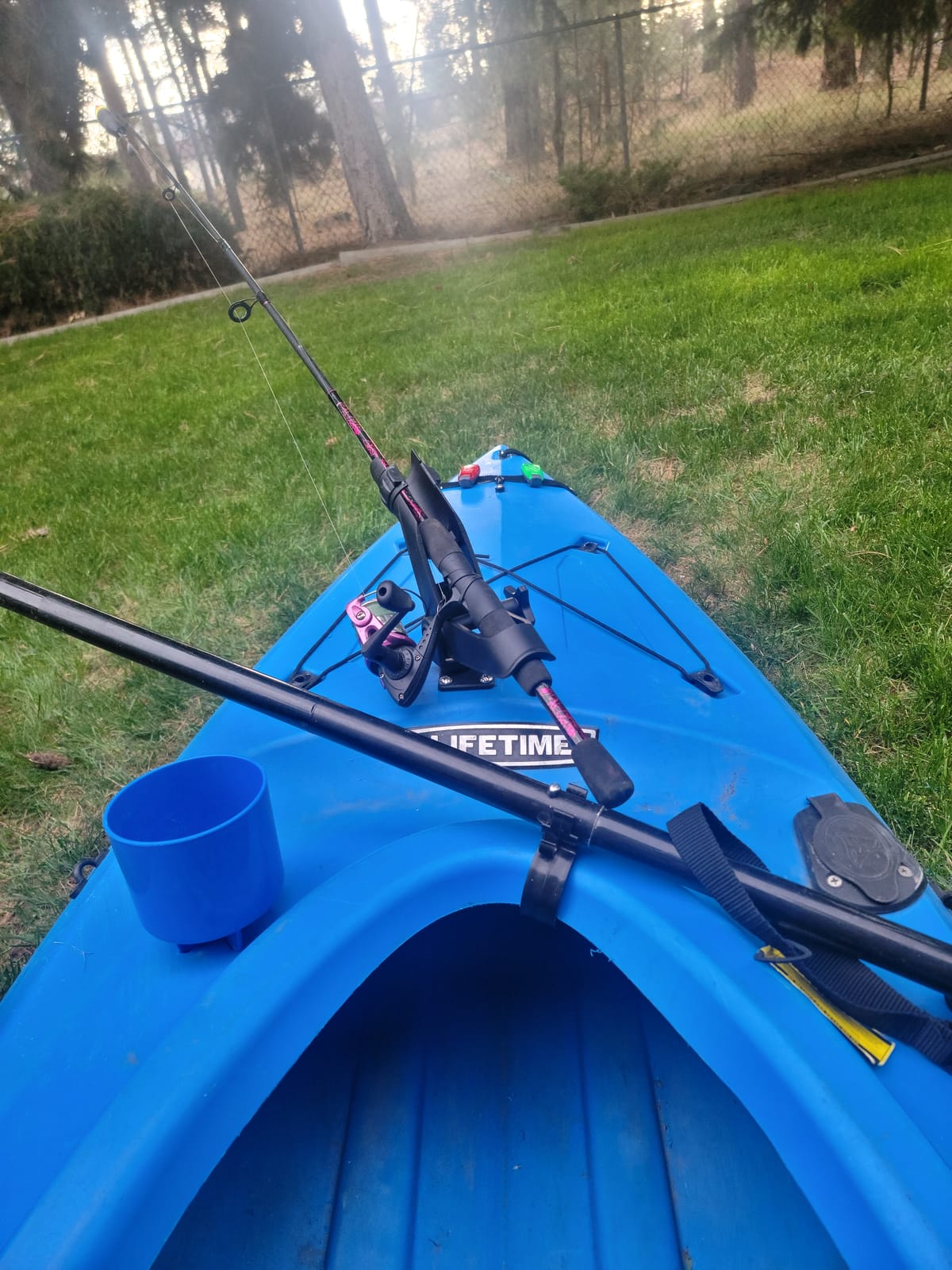 Pelican Kayak Swivel Fishing Rod Holder - Adjustable Rod Holders for Boat and Sit-in Kayak - 360 Degree Rod Holders customer photo 1