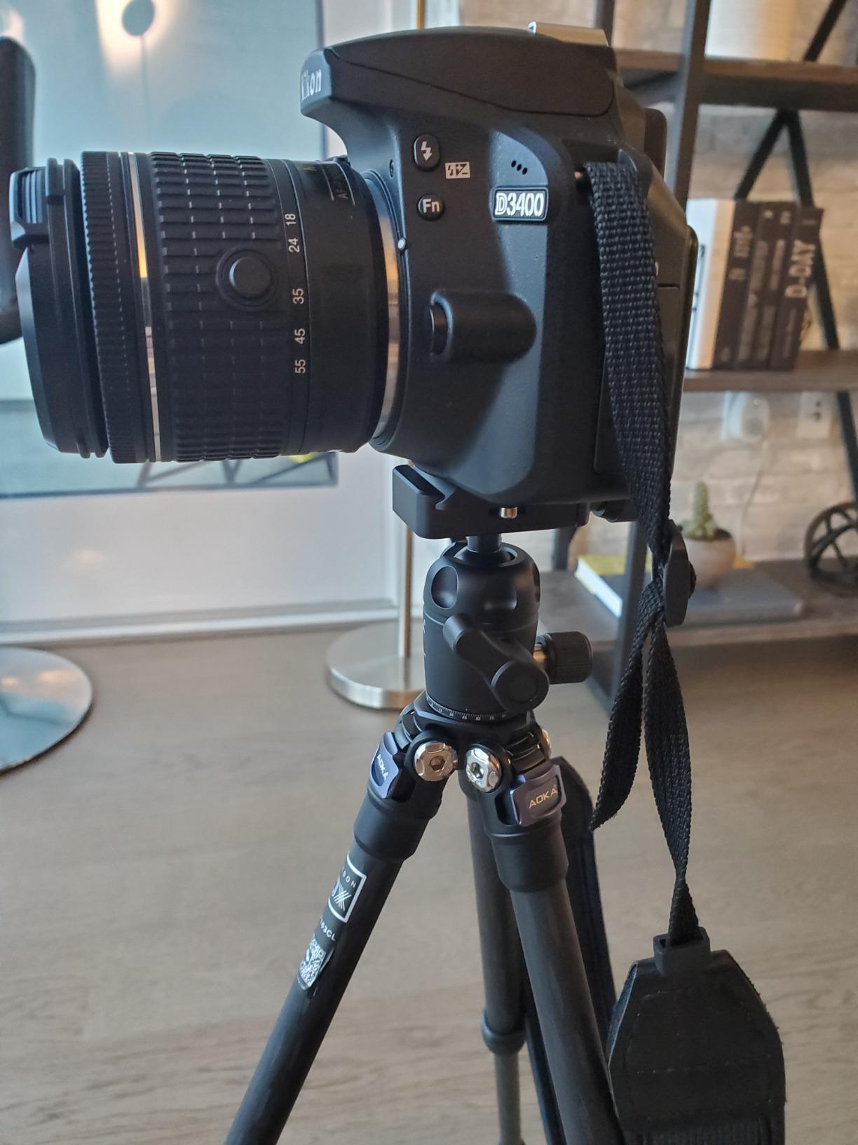 AOKA Carbon Fiber Mini Travel Tripod with 360° Ball Head customer photo 1