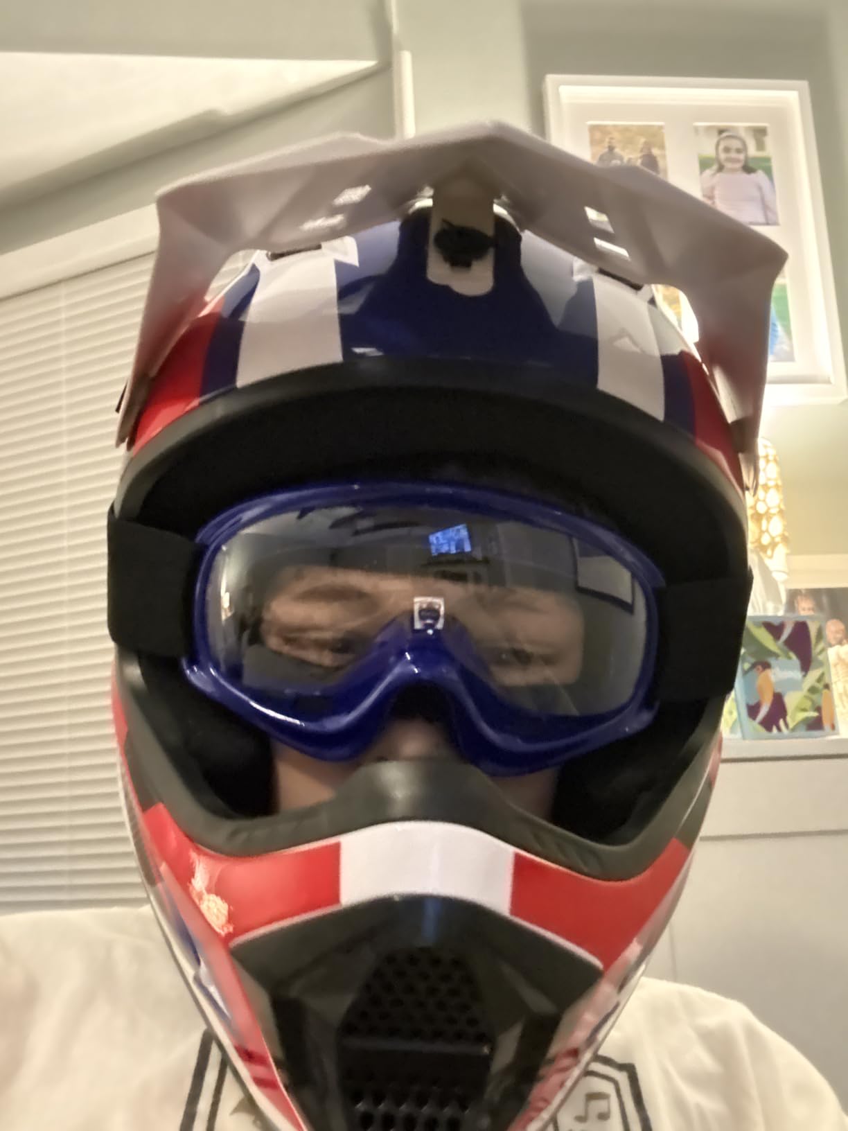 Girls Youth Kids Dirt Bike Helmet Full Face Motocross DOT Approved Helmets customer photo 2