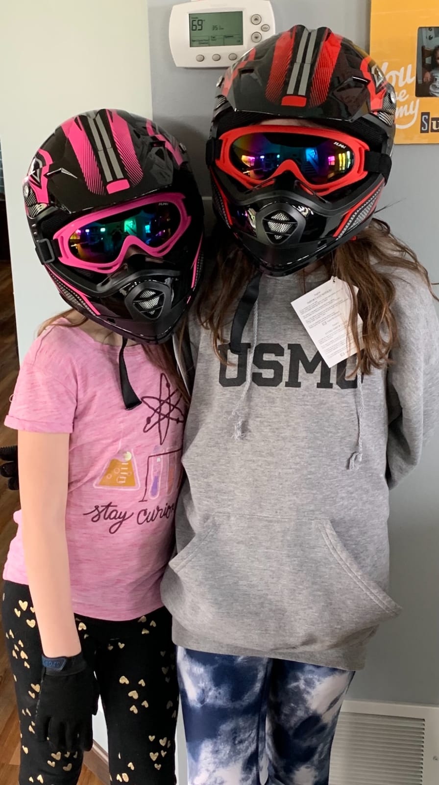 ILM Youth Kids DOT Full‑Face Dirt Bike Helmet ATV Motocross Set B07 customer photo 1