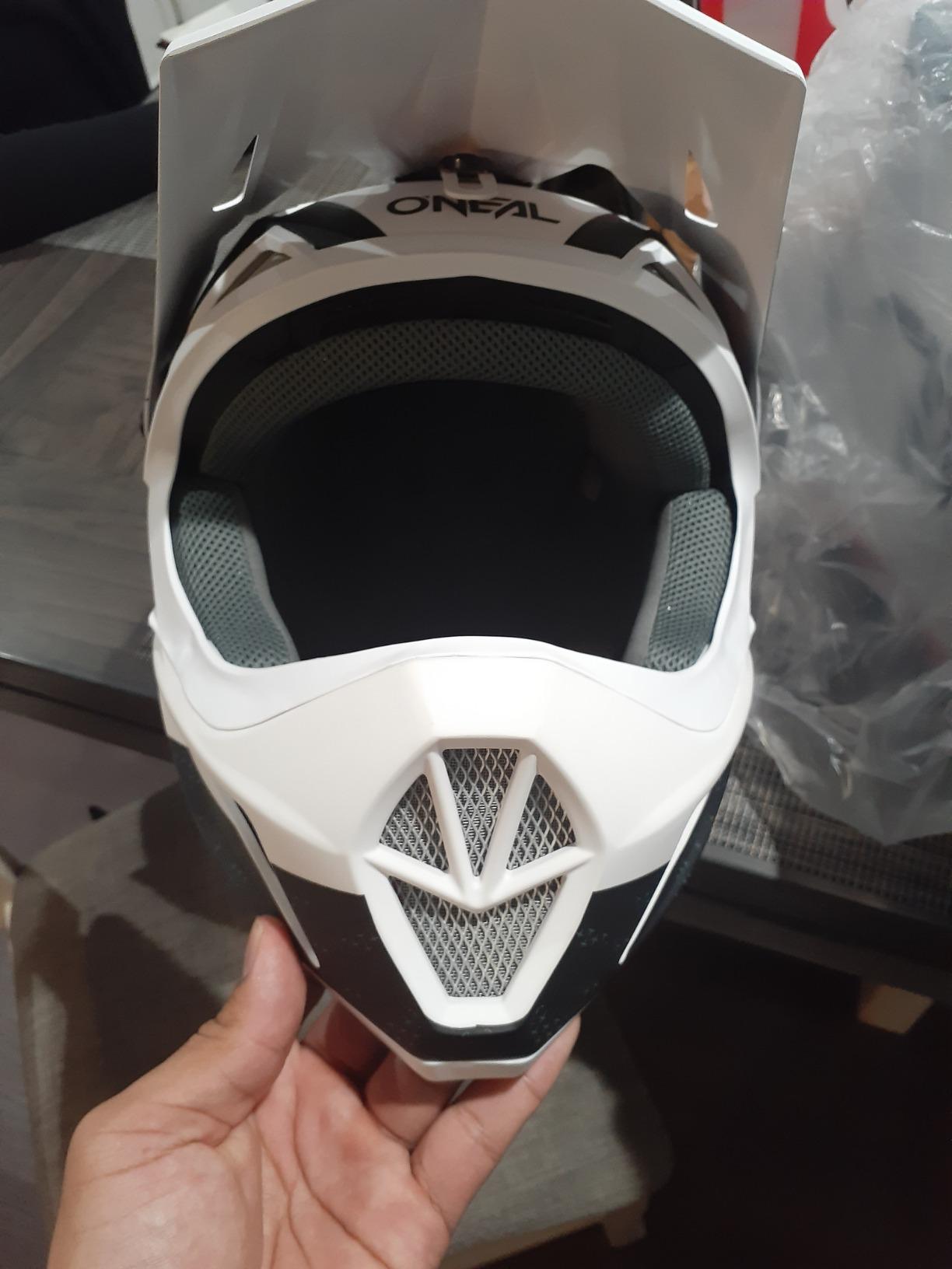 O'Neal Sonus Deft Mountain Bike Helmet Olive/Orange, Large customer photo 1