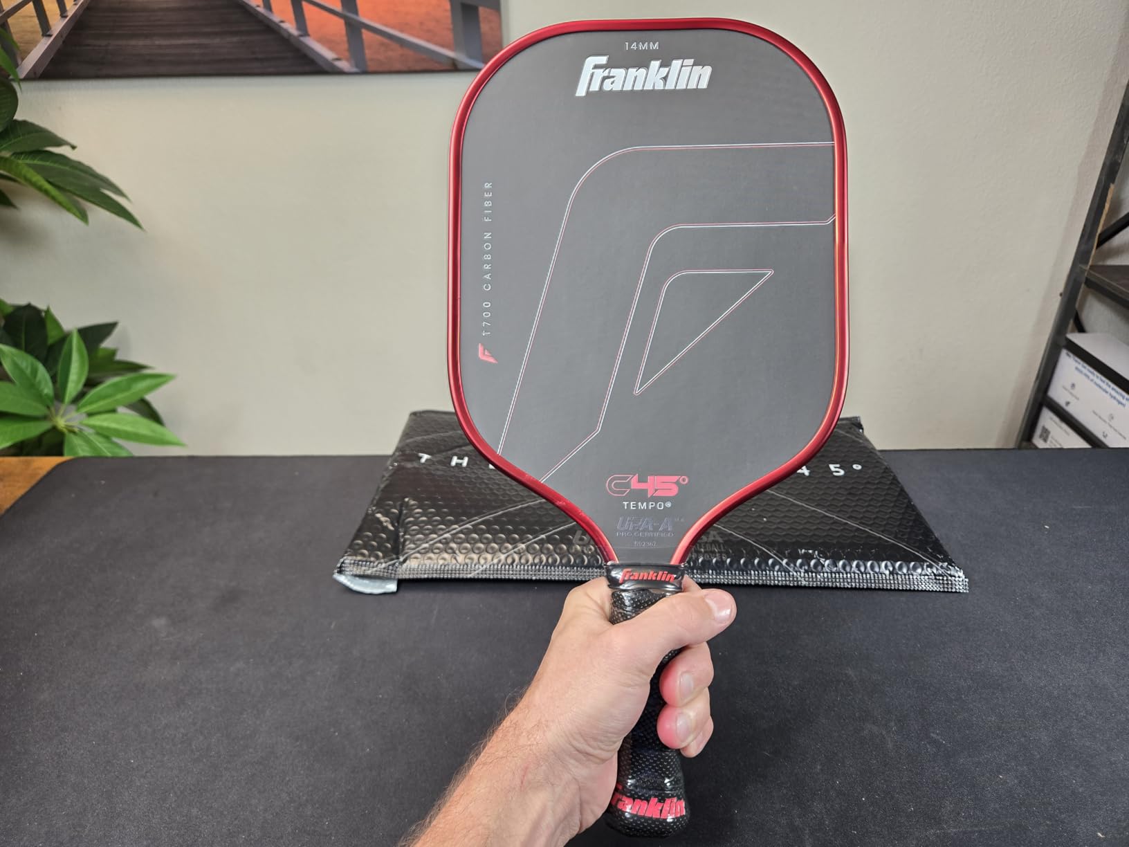Franklin Sports C45 Carbon Fiber Tournament Pickleball Paddle USAP Approved customer photo 1