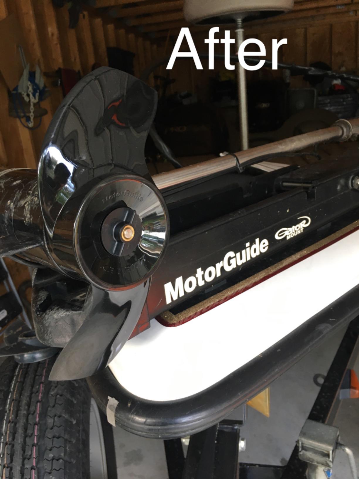 MotorGuide 8M4004173 Katana Two-Blade Propeller — 10.25-Inch Diameter, 3.5-Inch Hub — Includes Prop Pin, Nut and Washer customer photo 1