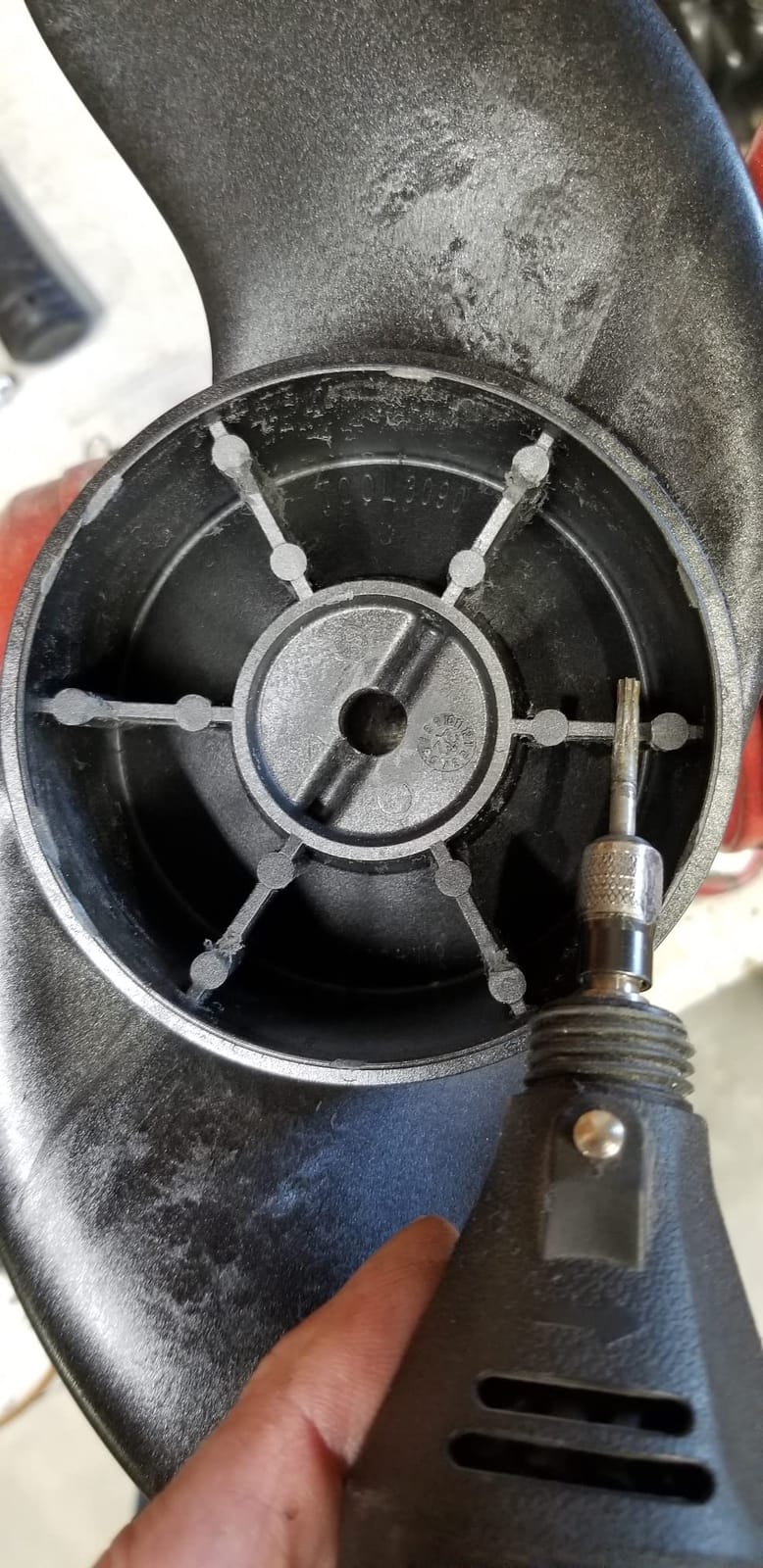 MotorGuide 8M4004173 Katana Two-Blade Propeller — 10.25-Inch Diameter, 3.5-Inch Hub — Includes Prop Pin, Nut and Washer customer photo 2