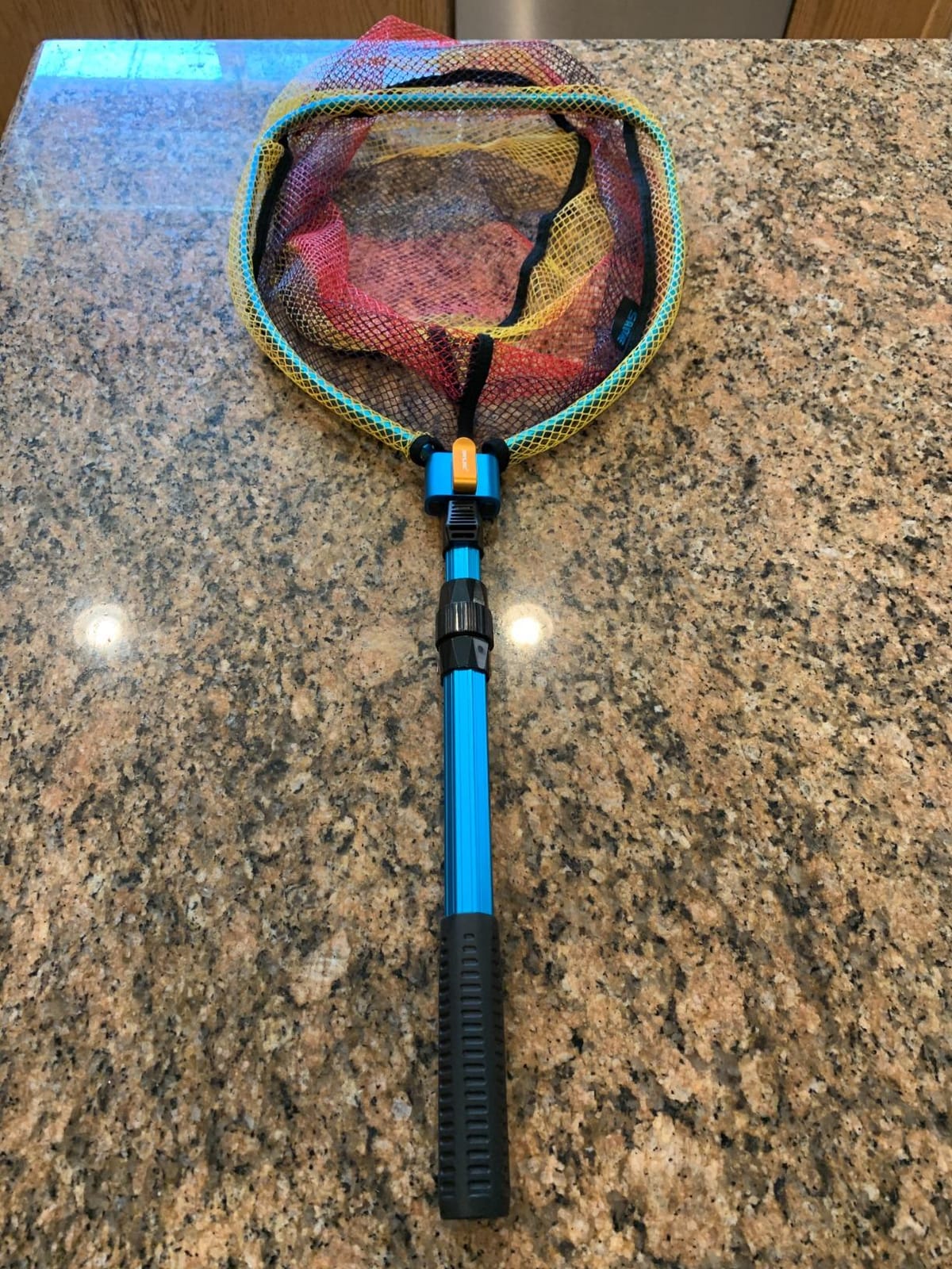 SANLIKE Collapsible Telescopic Fishing Net Rubber Coated Fresh/Salt Water customer photo 1