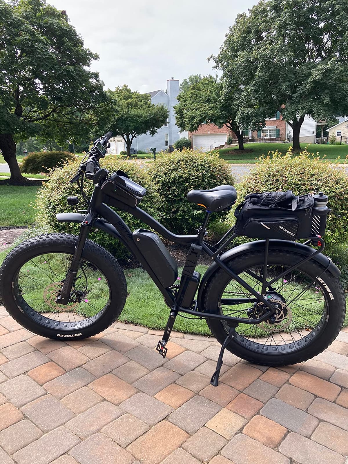 ROCKBROS Bike Triangle Frame Bag 1.5L Dual-Side Pockets Quick Access customer photo 2