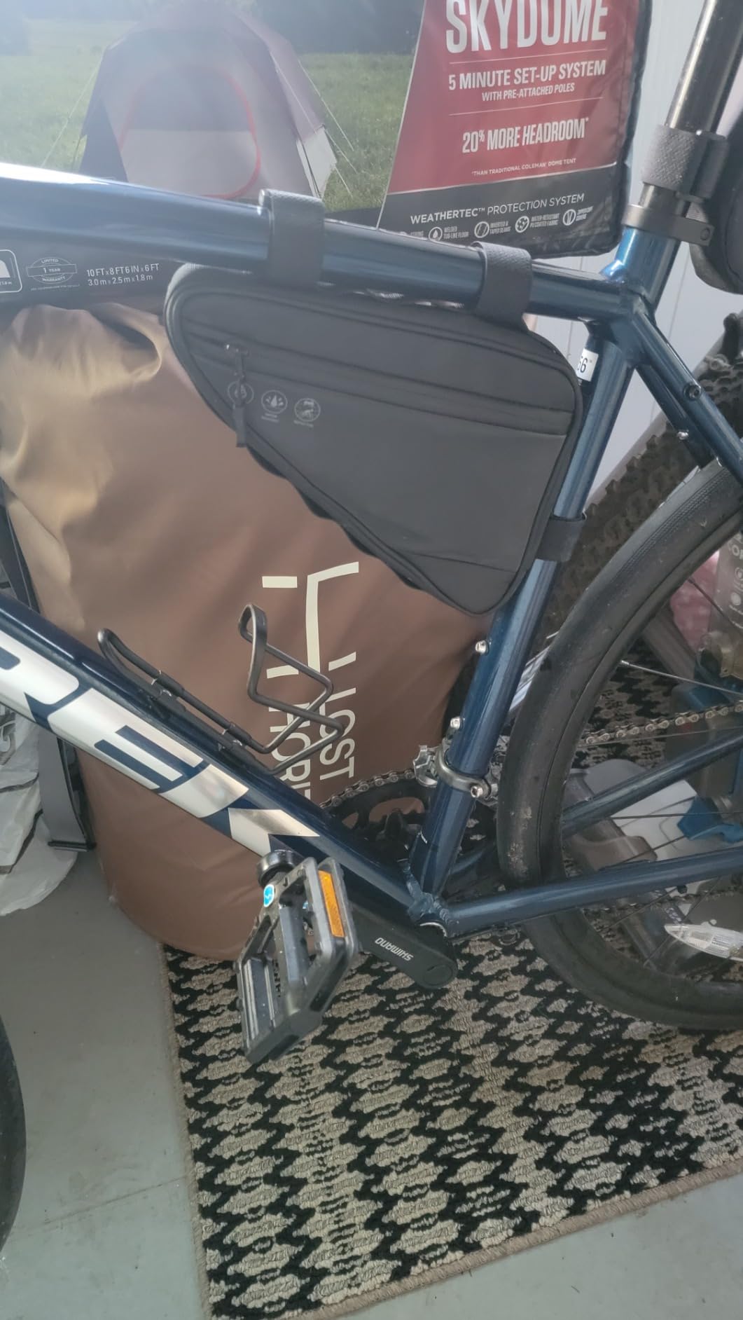 WOTOW Bike Frame Bag - Water-Resistant Reflective Triangle Storage Bag, 2L customer photo 2