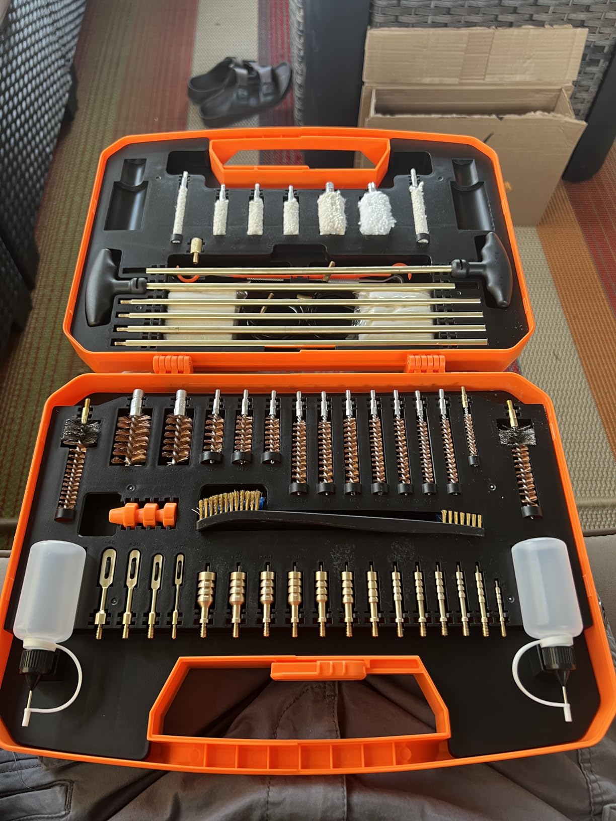 Raiseek Gun Cleaning Kit Rifle Pistol Shotgun Universal Cleaning Kit for 20GA 12GA .45 .40 .357/.380/.38/9MM .338 .325/8mm .30/7.62MM .270 .250 .243 .22 .17 All Calibers customer photo 2