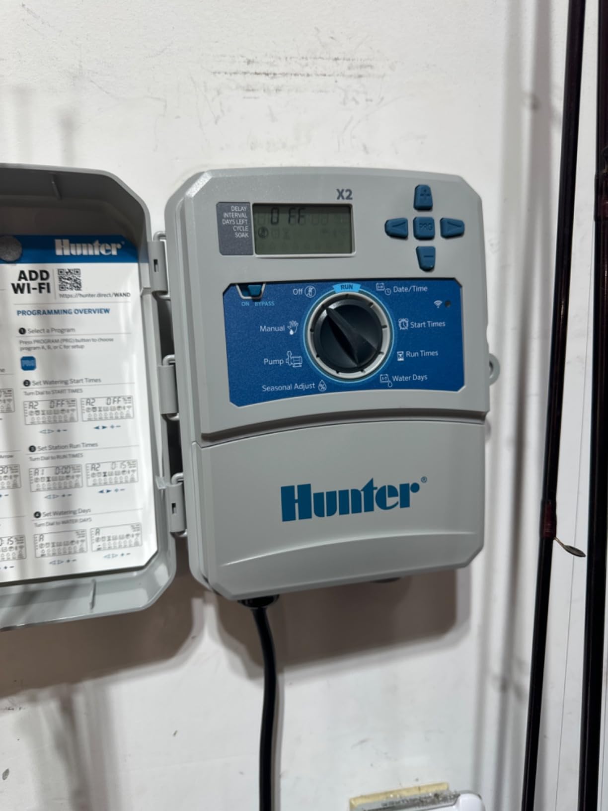 Hunter X2 14 Zone Sprinkler Controller, WiFi Compatible Sprinkler Timer customer photo 2