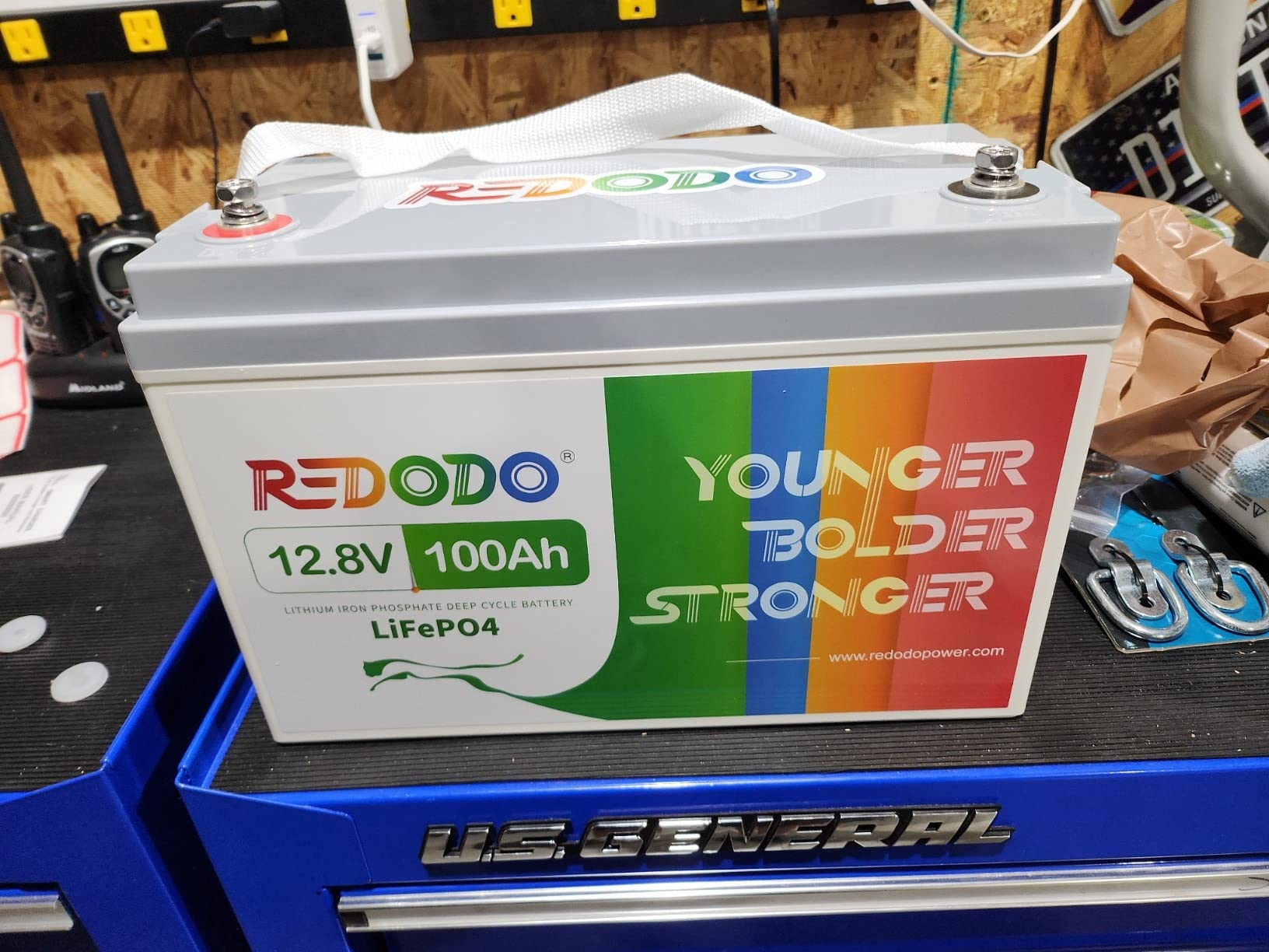 Redodo 12V 100Ah LiFePO4 Battery, Group 31, for RV, Marine customer photo 2