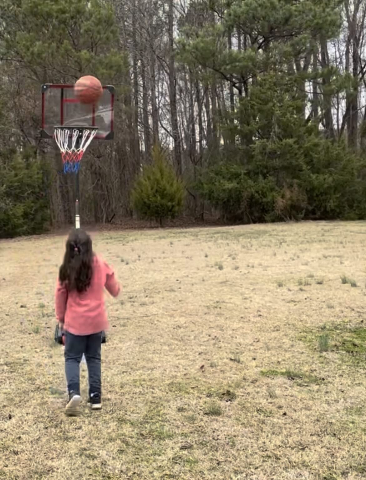 Best Choice Products Kids Height-Adjustable Basketball Hoop System, Portable Game w/Wheels, Fillable Base, 70.5in to 82.3in Height customer photo 2