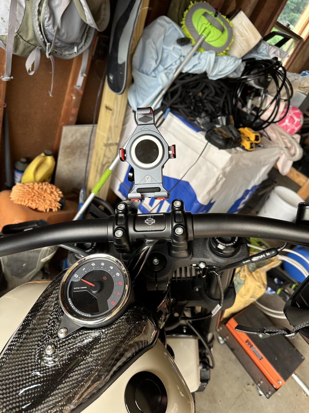 BRCOVAN Anti-Theft Aluminum Alloy Motorcycle Phone Mount Holder customer photo 2