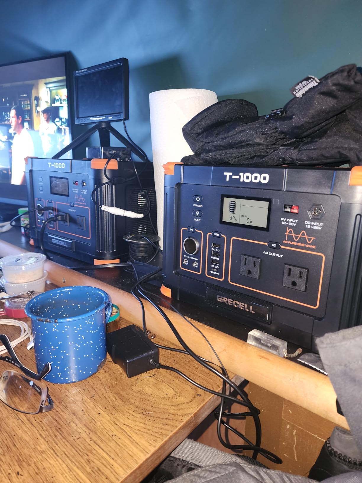 Portable Power Station 500W (Peak 1000W), 519.48Wh Outdoor Solar Generator customer photo 2