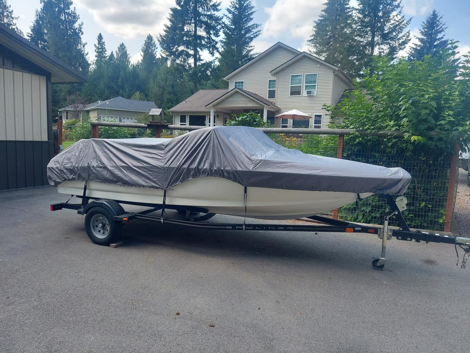 Waterproof 17-19FT Boat Cover, 1200D Heavy Duty Trailerable Cover customer photo 1
