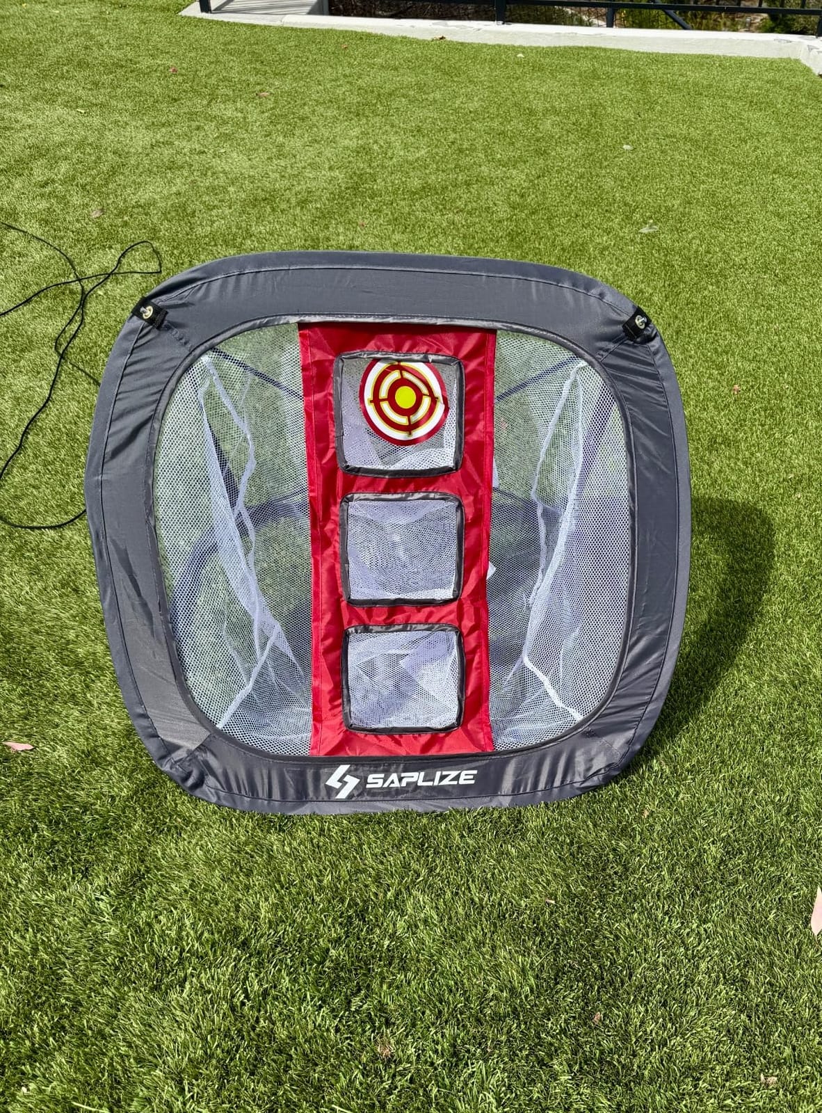 SAPLIZE Golf Chipping Net for Backyard Practice – Improve Accuracy & Distance Control, Foldable Golf Training Aid for Indoor Outdoor Use, Multi Target Practice Net for All Skill Levels customer photo 1