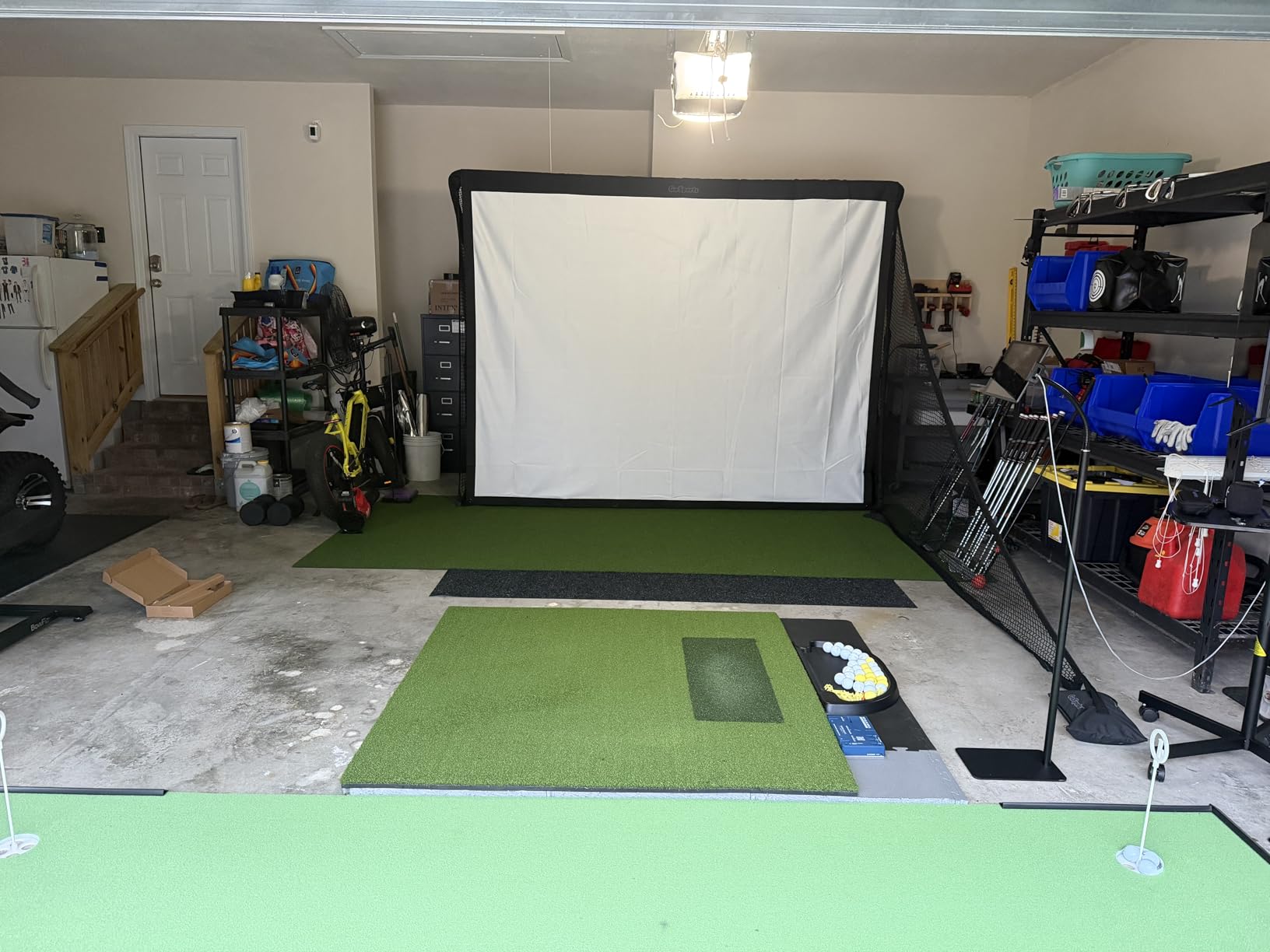 GoSports Golf Simulator Impact Screen - Choose 6.5 ft x 7 ft or 9 ft x 7 ft customer photo 2