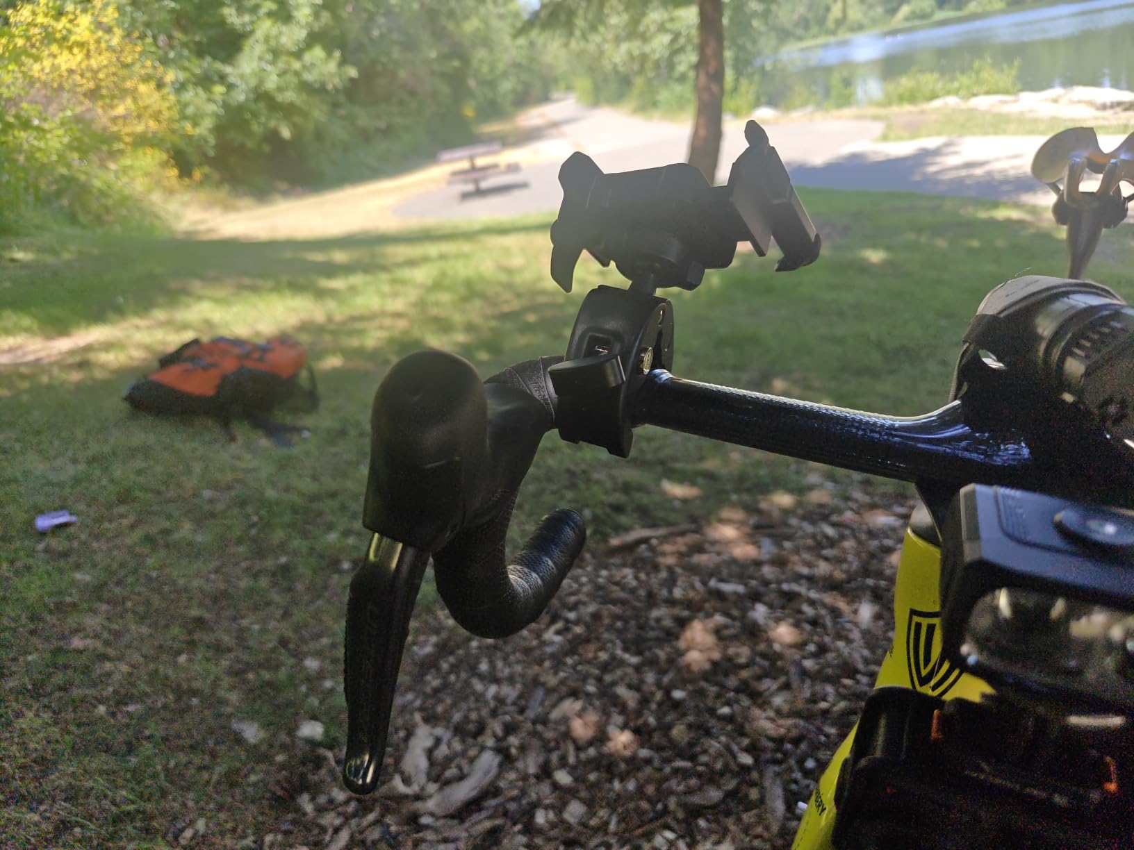 Lamicall Motorcycle Bike Phone Mount, 1s Lock Bike Phone Holder customer photo 1