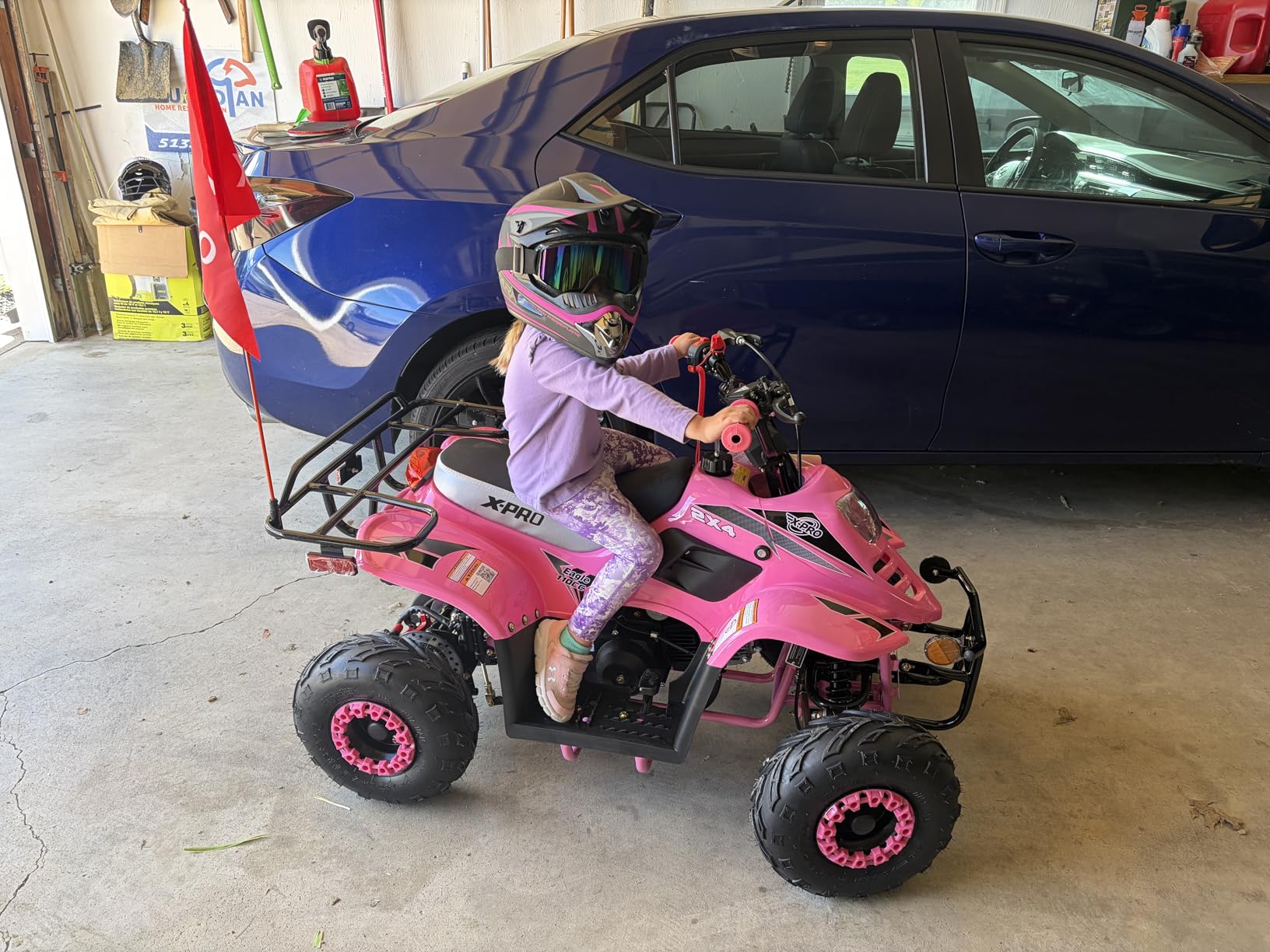 CUTEY Kids Dirt Bike Helmet DOT Approved Full Face Motocross ATV Off-Road customer photo 1