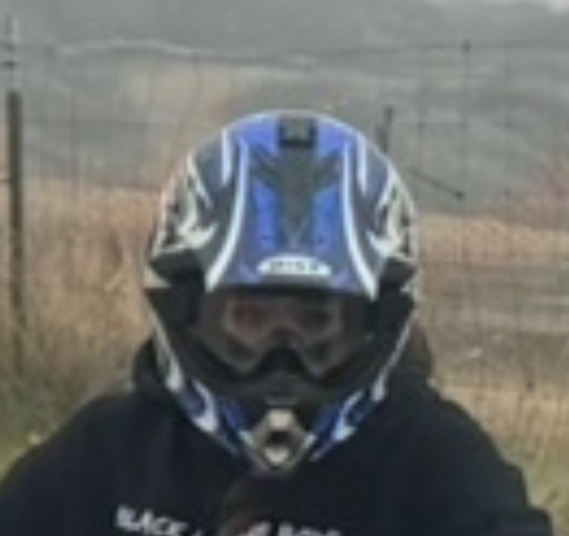 CUTEY Kids Dirt Bike Helmet DOT Approved Full Face Motocross ATV Off-Road customer photo 2
