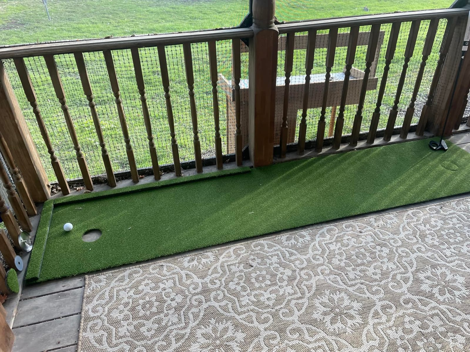 Putting Green Outdoor for Golf Practice Putting Matt for Indoors customer photo 2