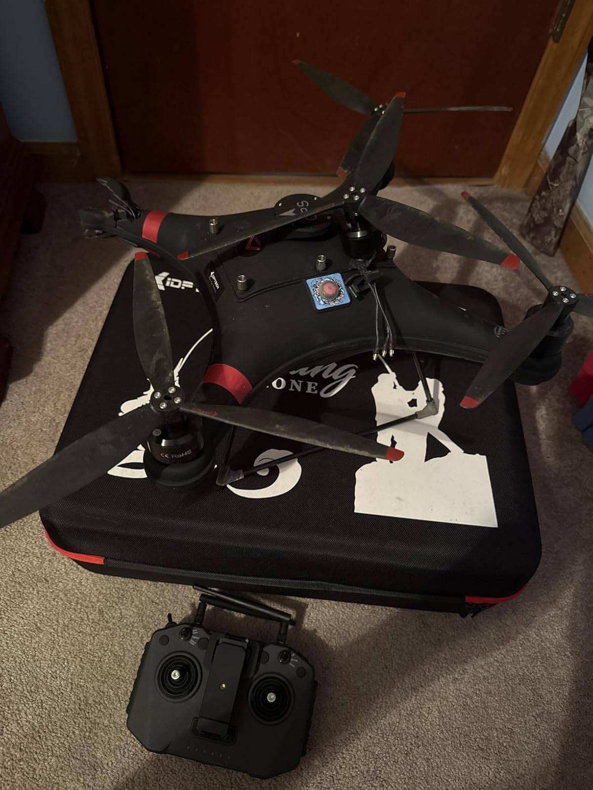 4K Camera Fishing Drone with Auto Drop Bait Release, 28 mins GPS Drones 3KG Payload Waterproof Drone for Adults Fisherman (standard+extra battery propellers) customer photo 2