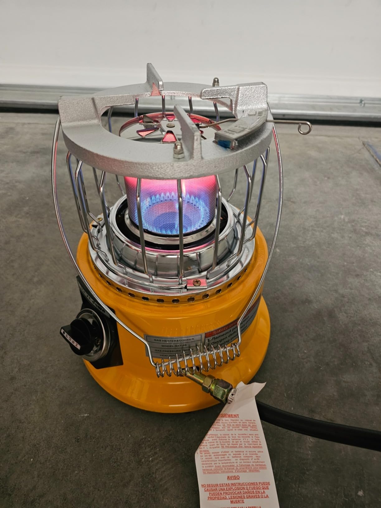 2 in 1 Propane Heater & Stove, 13000 BTU Portable Propane Heater with Handle, Outdoor Heater Gas Stove for Patio, Camping, Tent, Ice Fishing, Garage customer photo 1