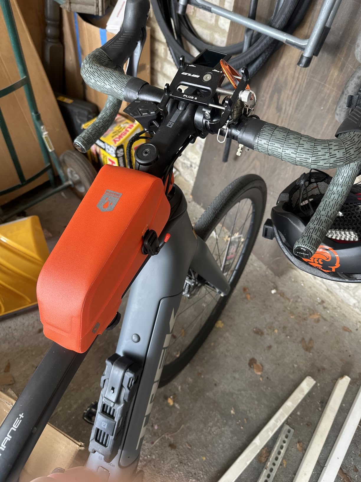 Rhinowalk Bike Frame Bag with Magnetic Flap Waterproof Bicycle Top Tube Bag Bikepacking Cycling Tools Storage Bag for MTB Road Bike customer photo 1
