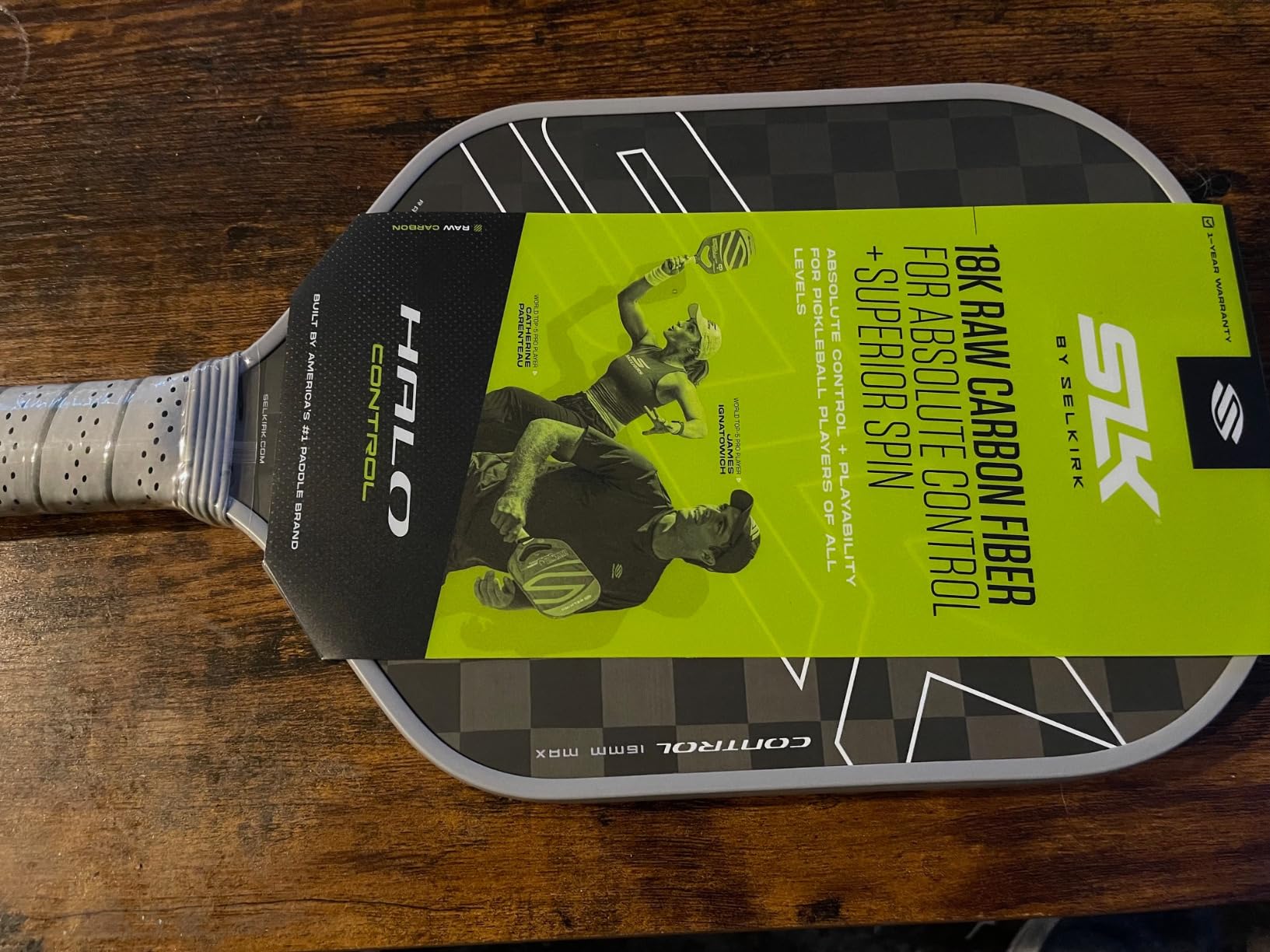 Selkirk Sport SLK Halo Pickleball Paddles | T700 Raw Carbon Fiber Paddle customer photo 1