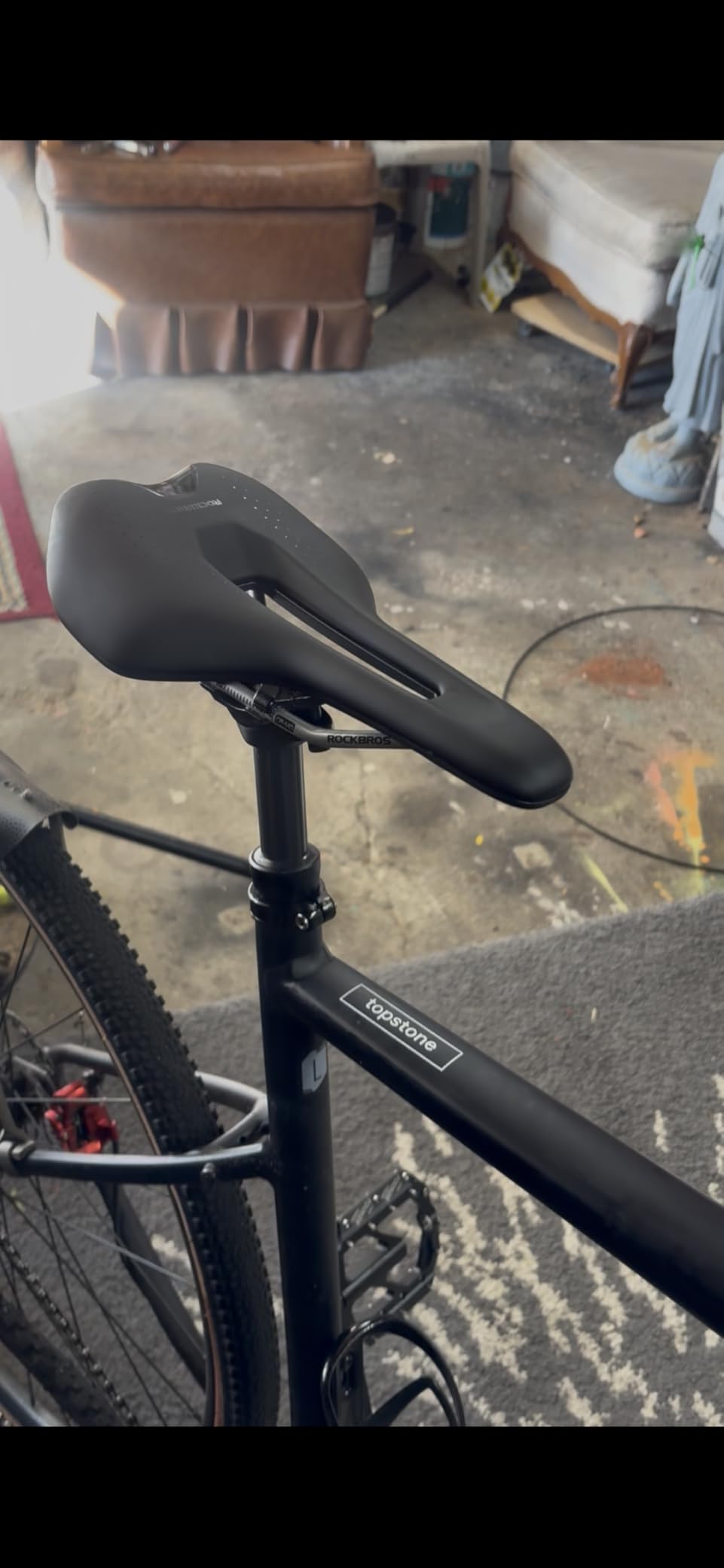Dropper Seat Post for Mountain Bike, 30.9/31.6mm Bike Seat Post, 125mm Travel, Aluminum Body, with Remote Lever and Cable Kit, MTB/Ebike Internal Routing customer photo 1