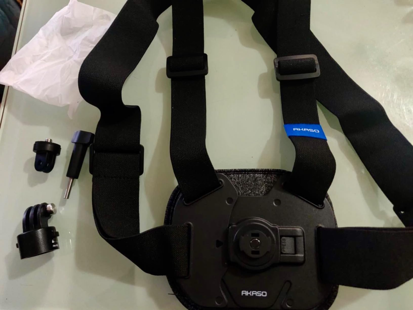AKASO Quick Release Adjustable Chest Mount Harness Strap for Action Camera customer photo 1