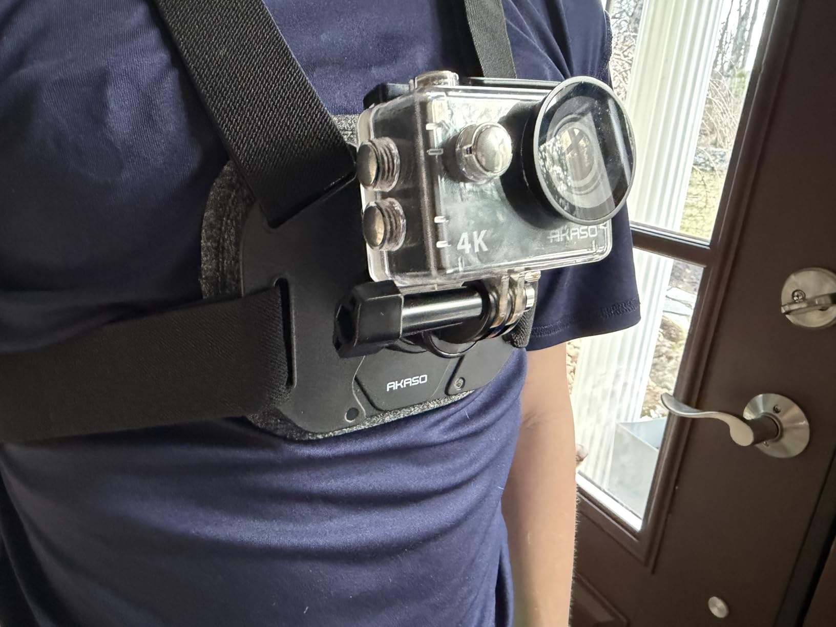 AKASO Quick Release Adjustable Chest Mount Harness Strap for Action Camera customer photo 2