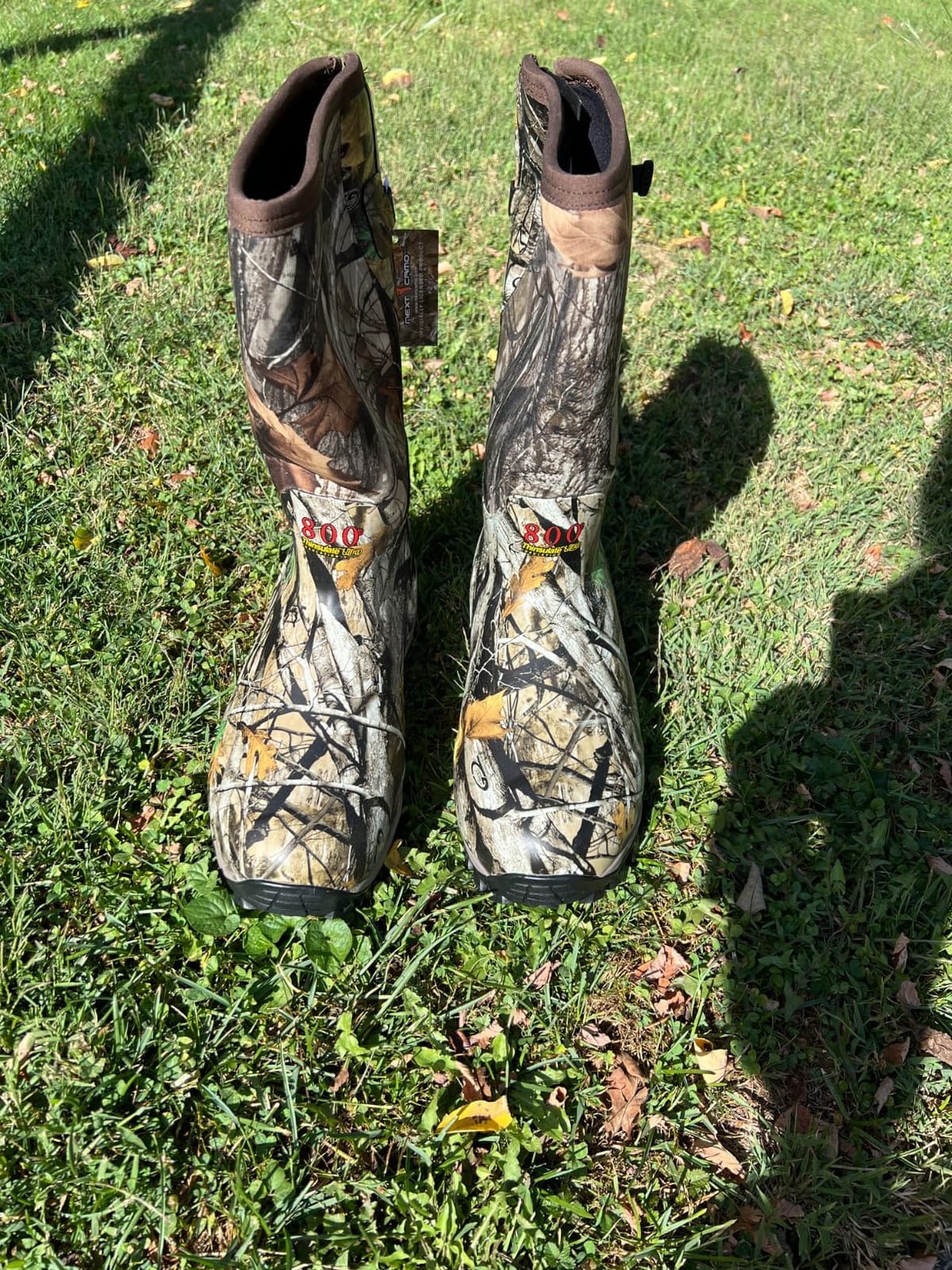 Hunthor 800g Insulated Hunting Boots for Men, Waterproof Rubber Boots customer photo 2