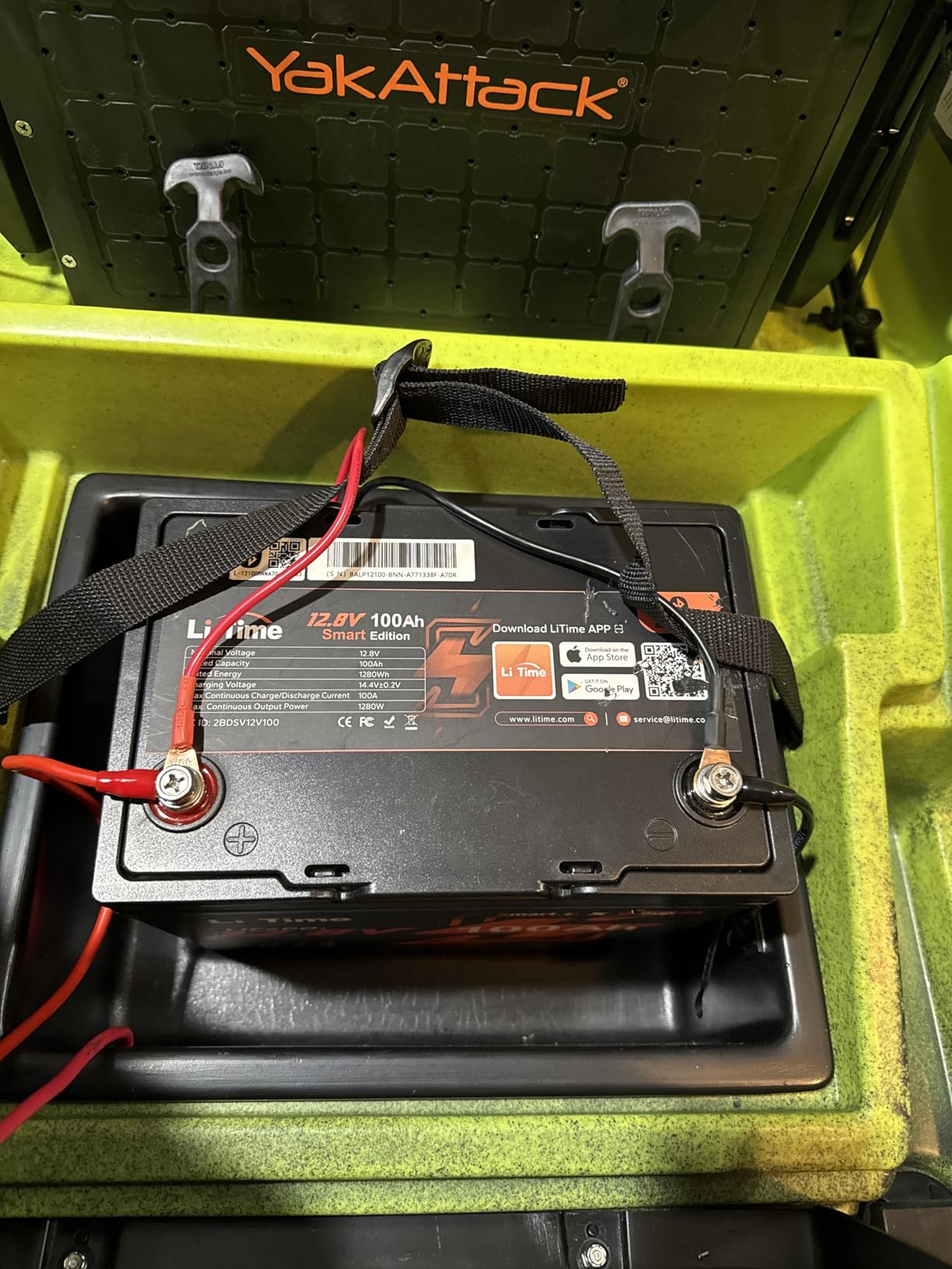 LiTime 12V 50Ah Trolling Motors LiFePO4 Lithium Battery for Fish Finder customer photo 1