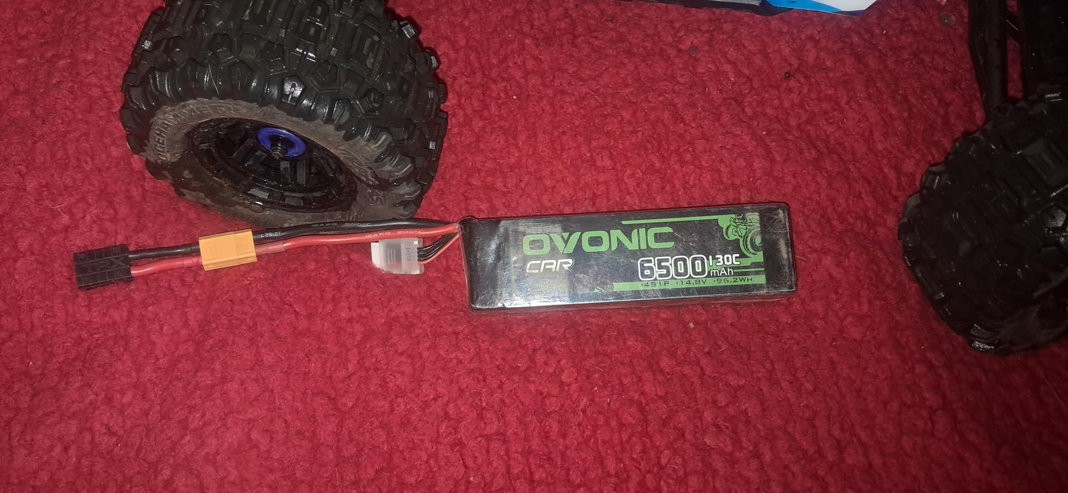 OVONIC 4S LiPo Battery 6500mAh 14.8V 130C RC Battery with XT60 to TRA Connector customer photo 1