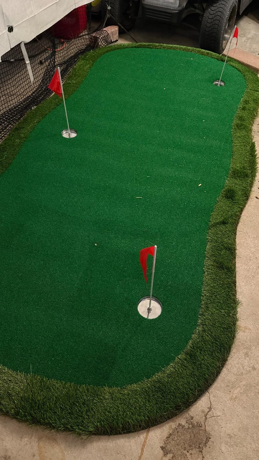 Golf Putting Green Indoor Outdoor Large Practice Putting Mat 5x10ft/5x12ft customer photo 1